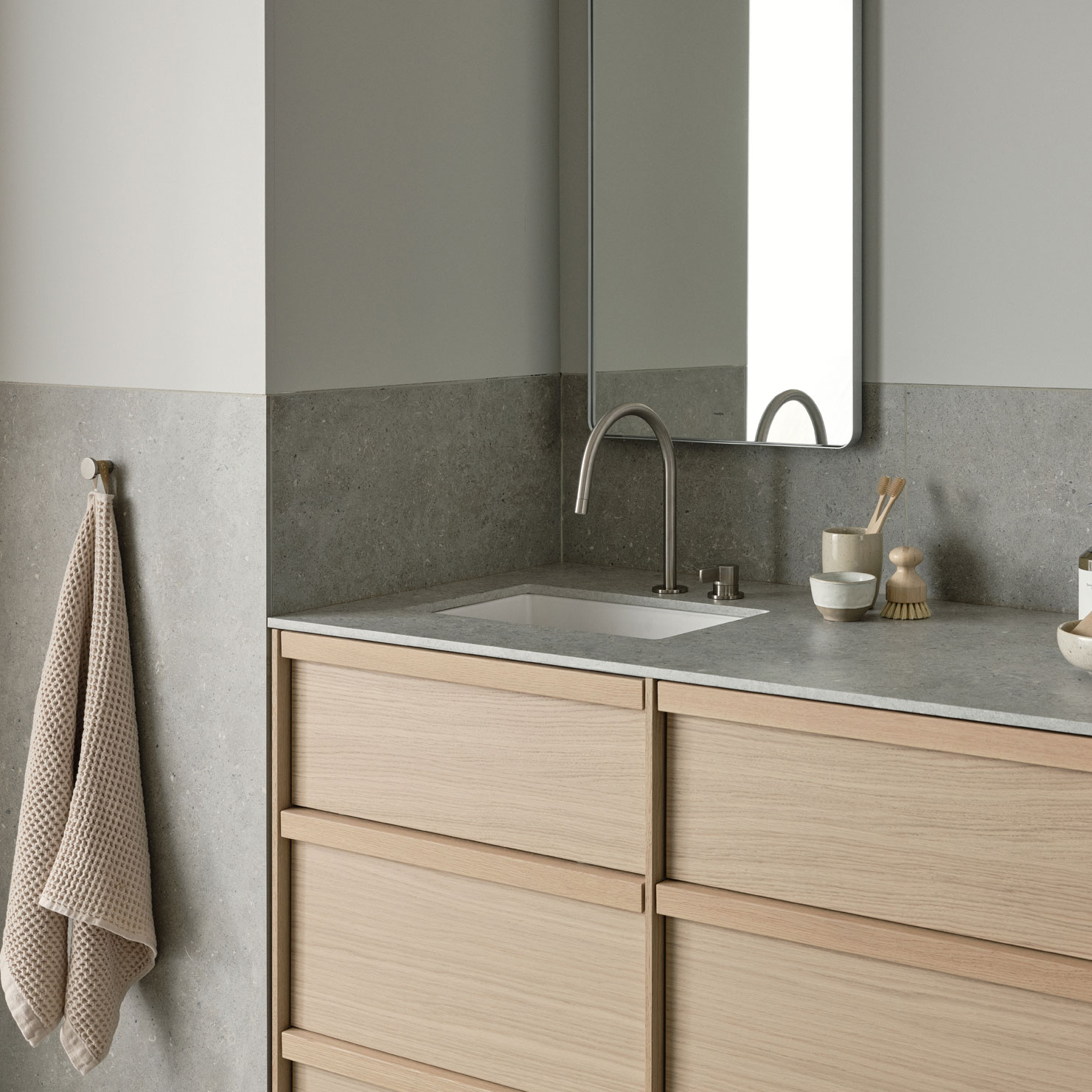 Klinker Bricmate J612 J Stone Select Light Grey Honed 60x120 cm