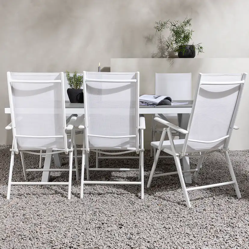 Matgrupp Venture Home Garcia Bord med 6 Break Stolar