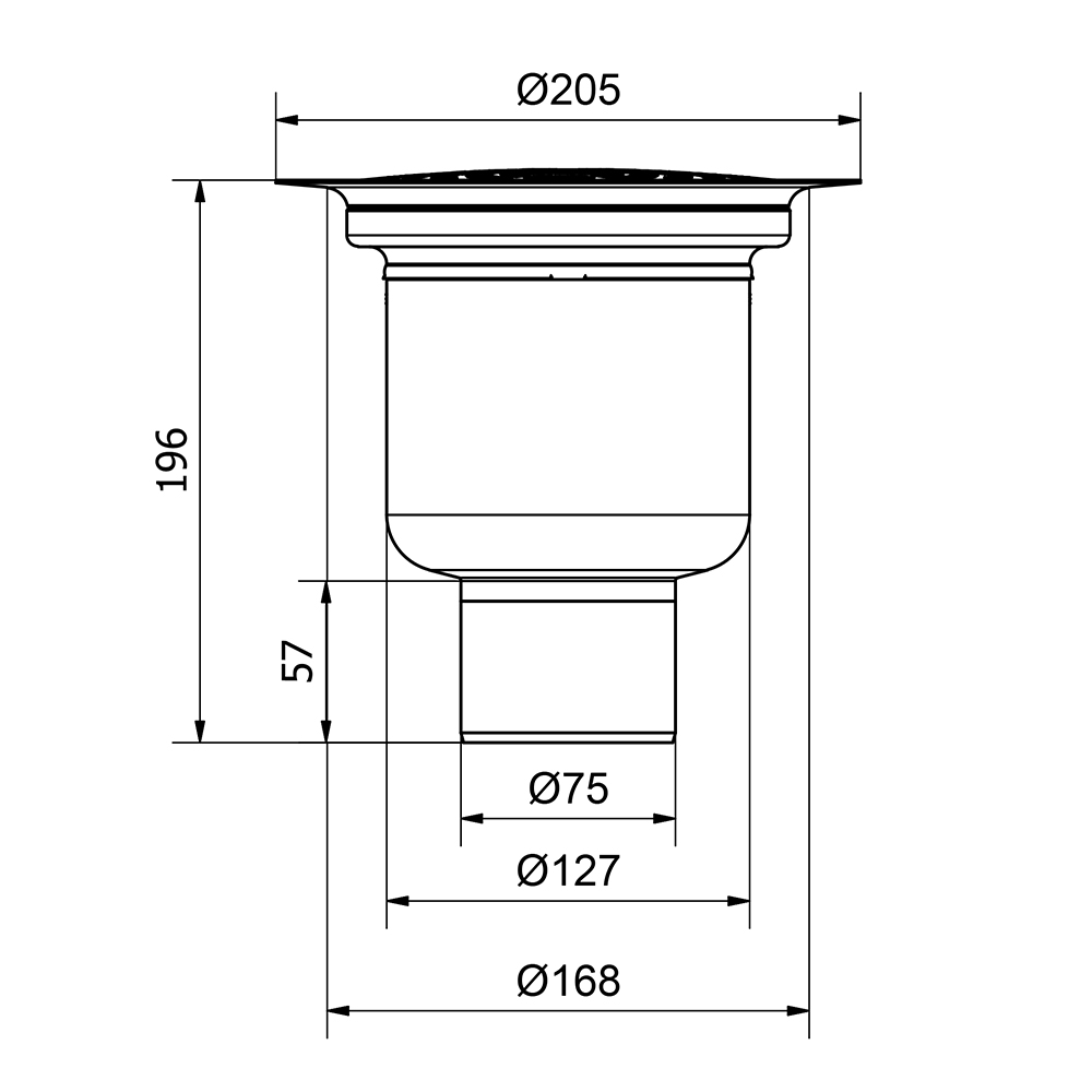 Golvbrunn Purus Balder 75 P NOOD