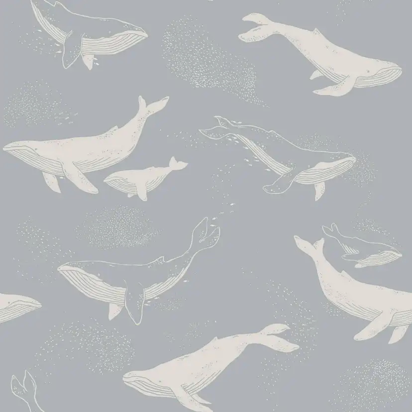 Tapet Boråstapeter Whales 6942
