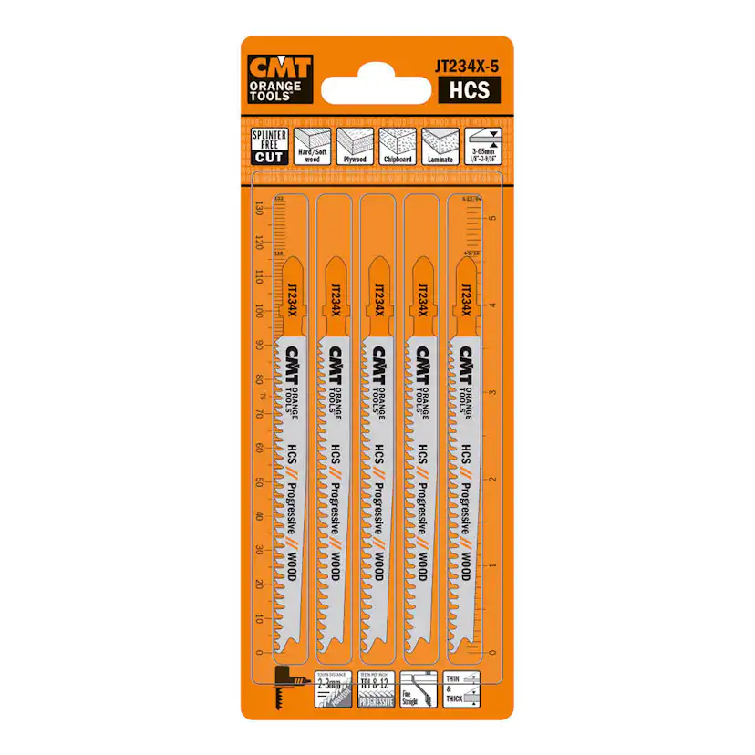 Sticksågblad CMT Orange Tools Trä 90mm HCS Prog 5 st
