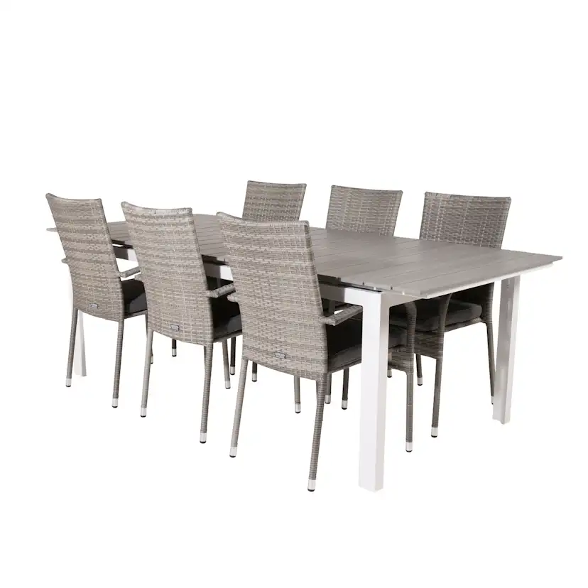 Matgrupp Venture Home Lova 224/324 med 6 Asta Stolar