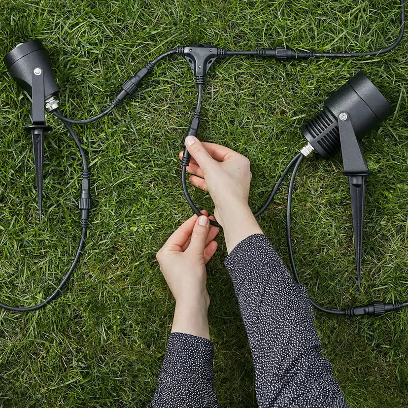 Y-koppling El-Kabel Markslöjd Garden 24 för Utebelysning