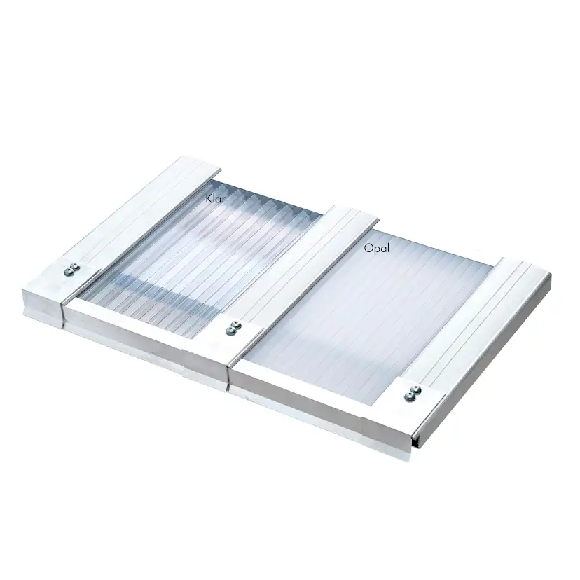 Kanalplast Rias Komplett Tak Opal 10 mm