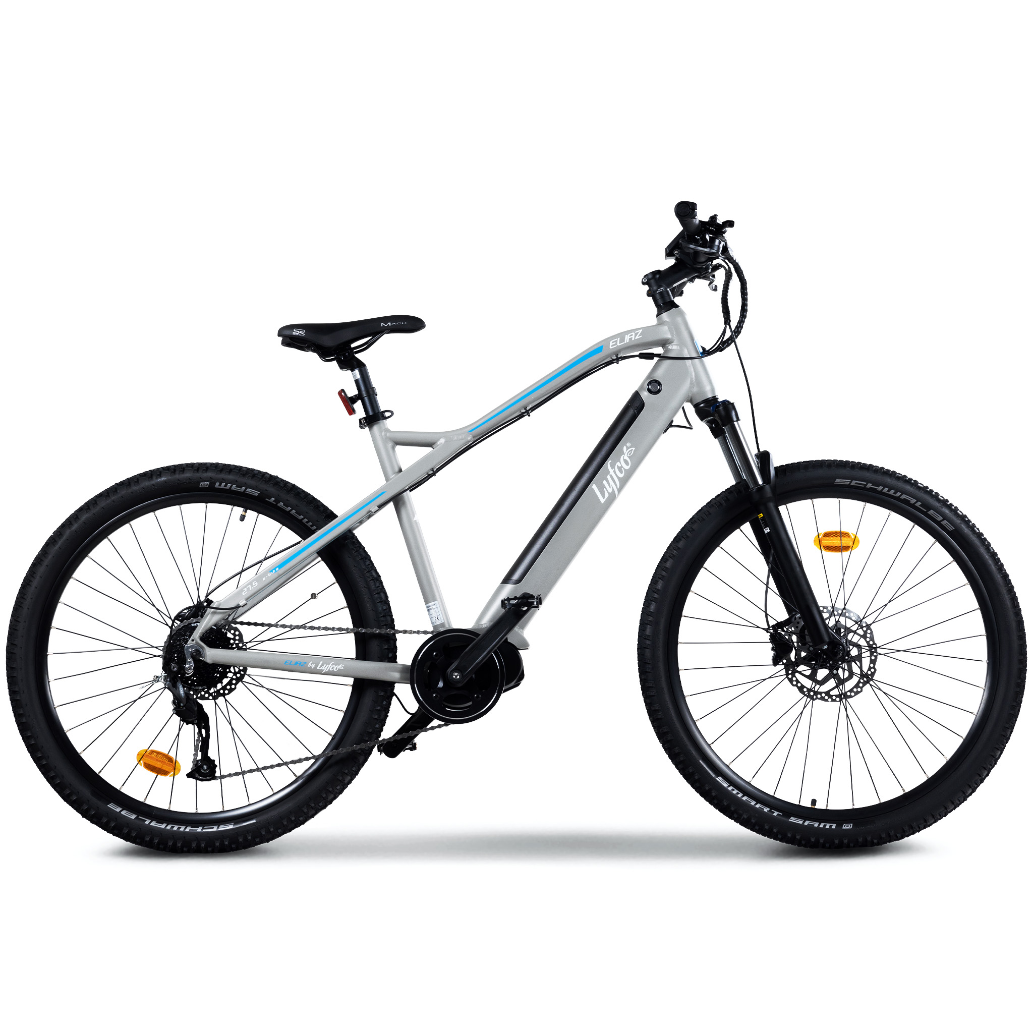Elcykel Lyfco MTB 27,5" Eliaz 14 Ah Silver