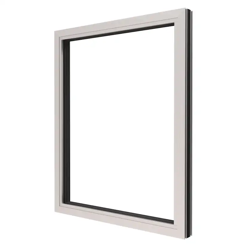 Fast Fönster NorDan HelAlu 3-Glas Aluminium
