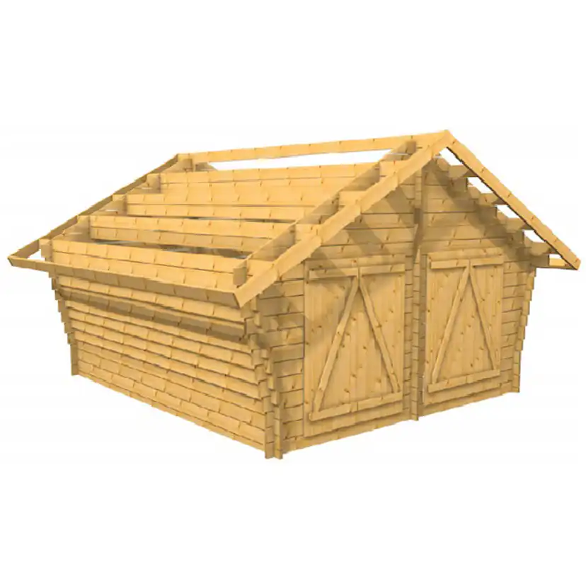 Timmerlada LP Garden R20 Glesa Väggar 20 m2