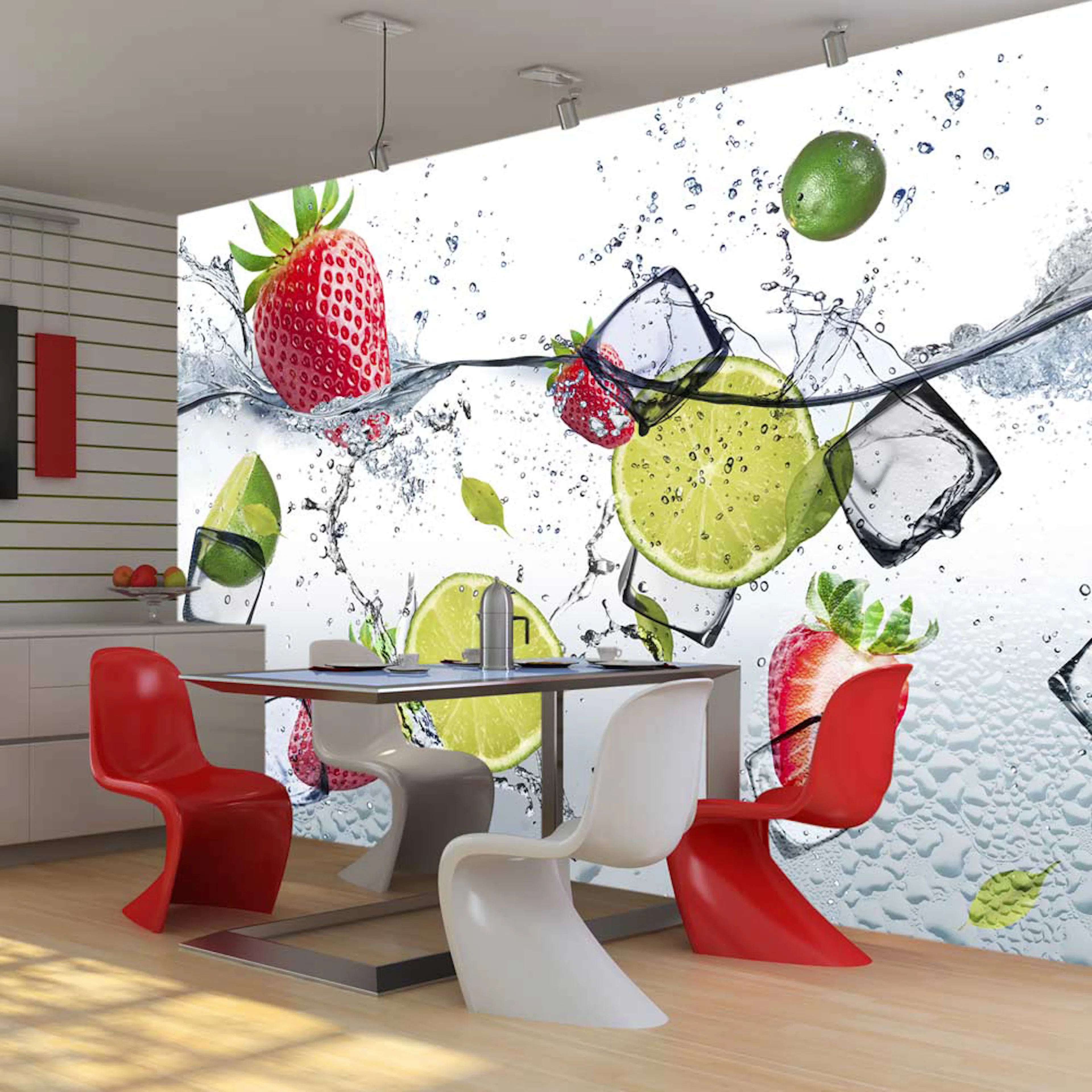 Fototapet Arkiio Självhäftande Fruit Cocktail