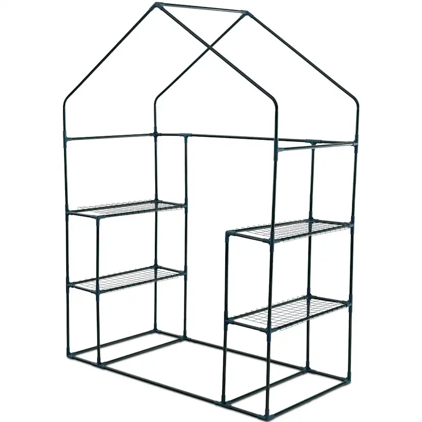 Växthus Metalcraft 1,04 kvm Transparent Rektangulärt