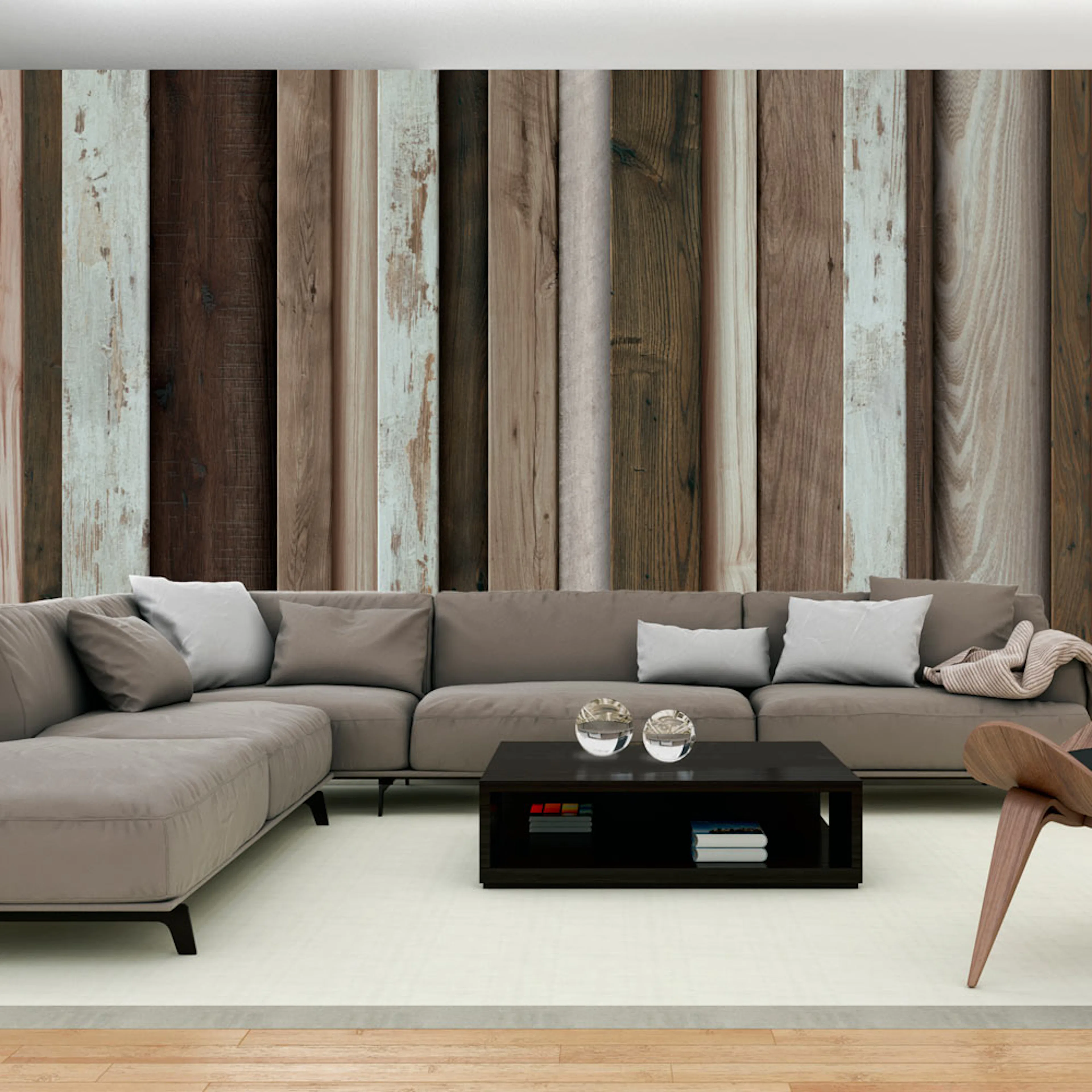 Fototapet XXL Arkiio Wooden Fan 500x280 cm