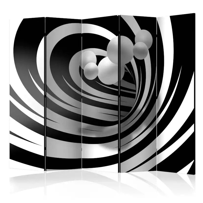 Rumsavdelare Arkiio Twisted In Black and White II 225x172 cm