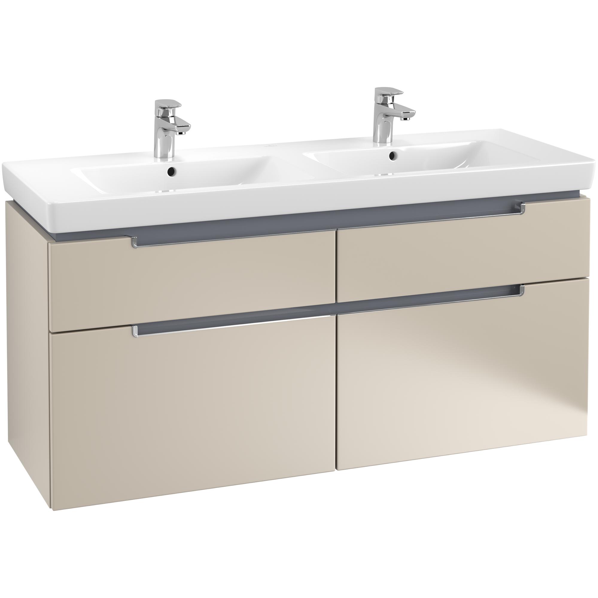 Tvättställsskåp Villeroy & Boch Subway 2.0 för Dubbla Tvättställ
