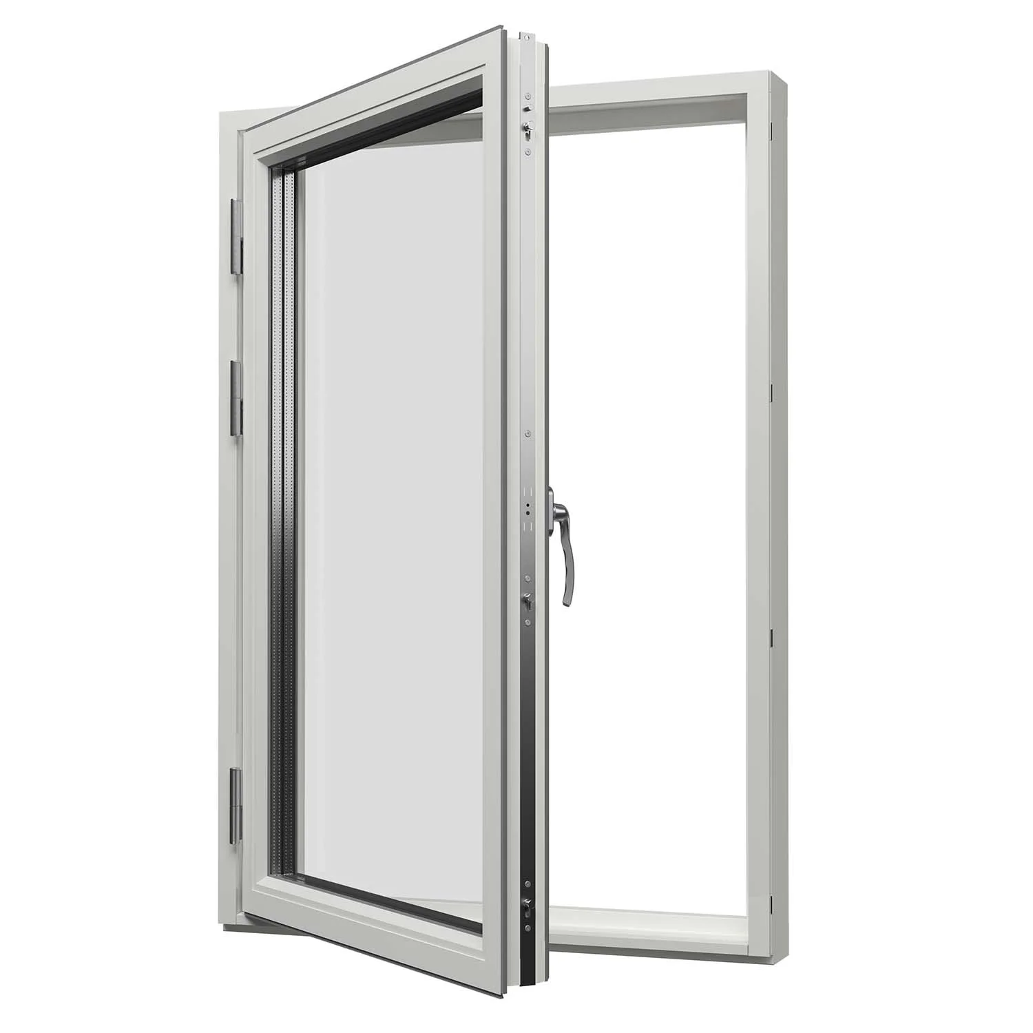 SF Sidohängt Balans 3-Glas Alu 50x90 Vä Svanenmärkt BxH 50x90 cm. Vänster.