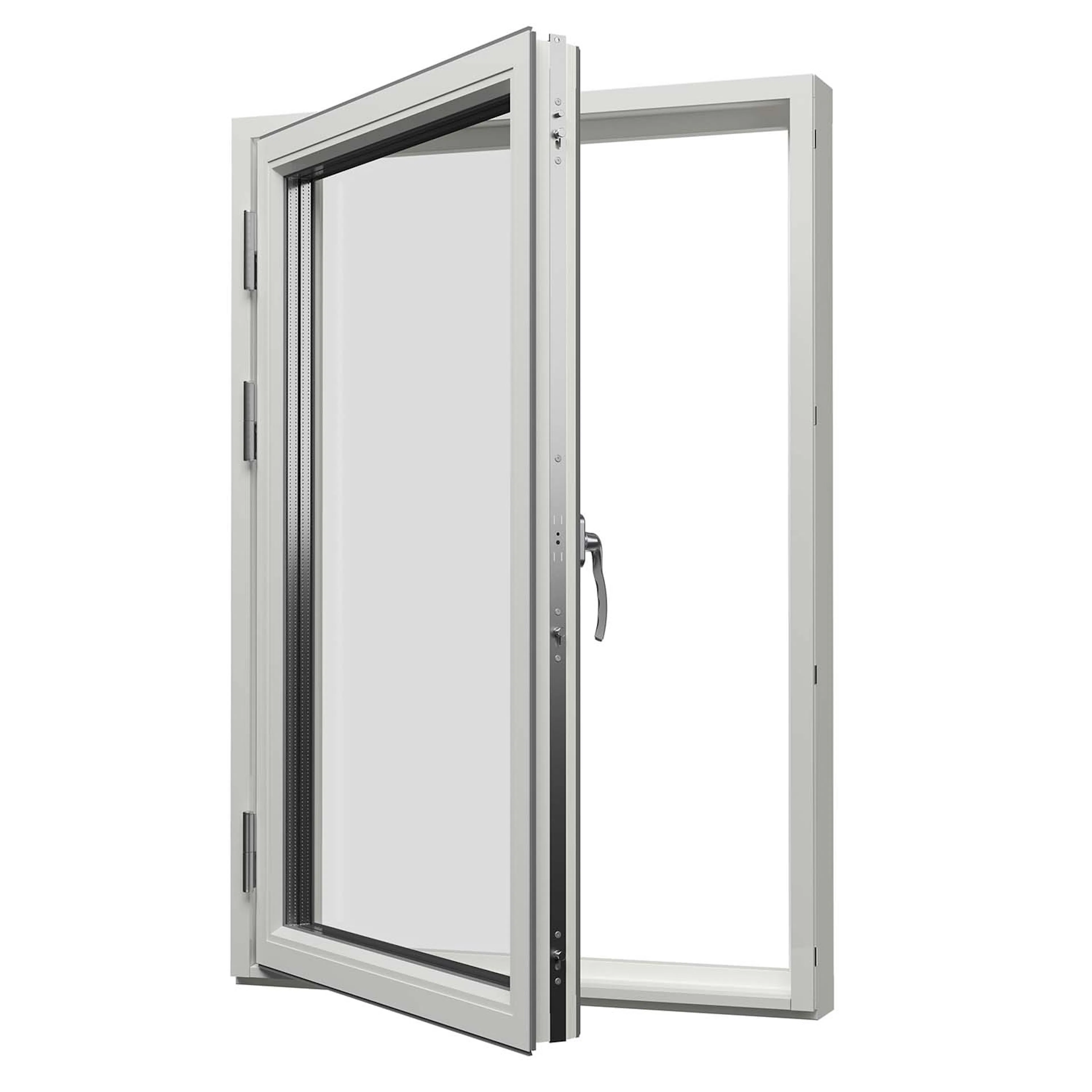 SF Sidohängt Balans 3-Glas Alu 50x90 Vä Svanenmärkt BxH 50x90 cm. Vänster.