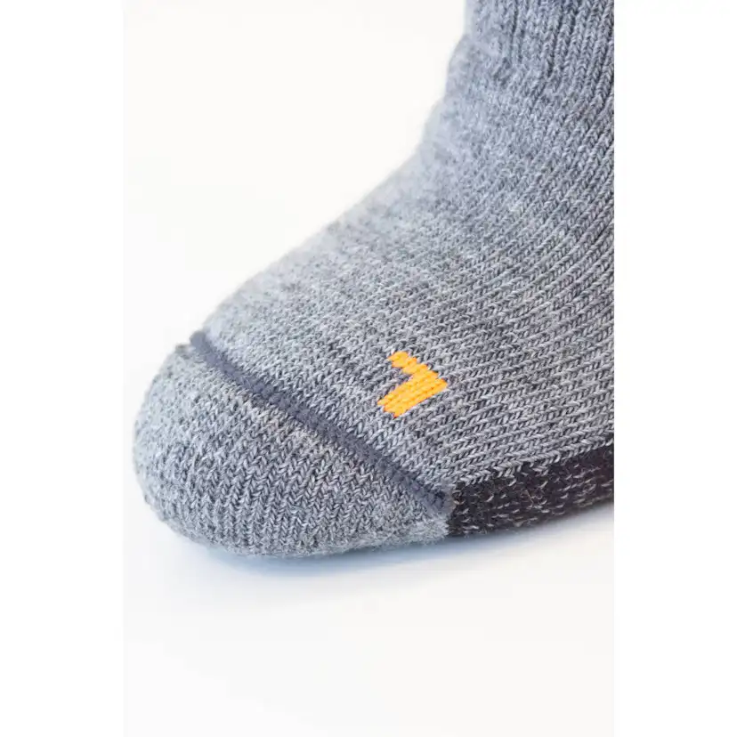 Socka Jobman Merino Tjock Mörkgrån/Svart
