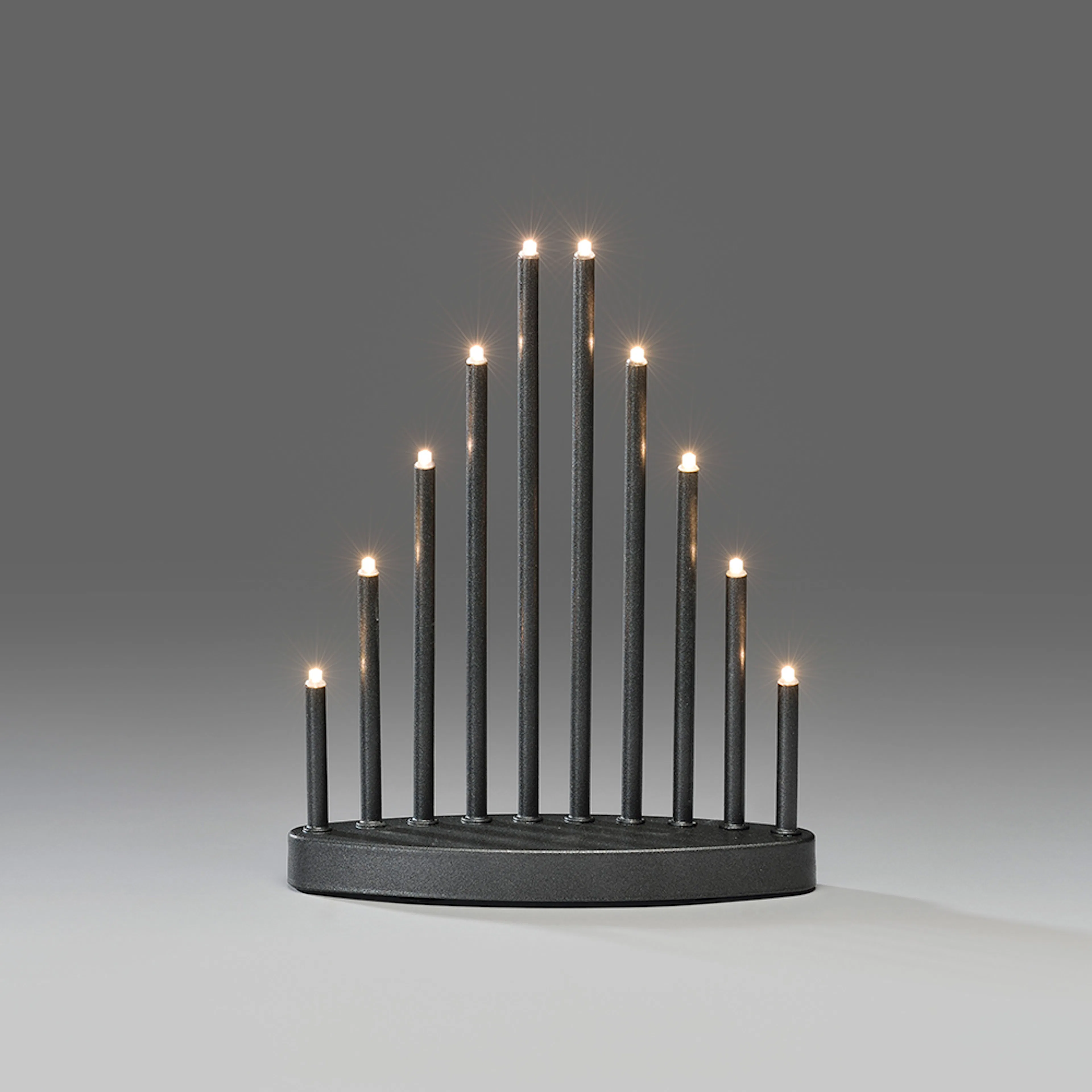 Adventsljusstake Gnosjö Konstsmide 10L Batteridriven
