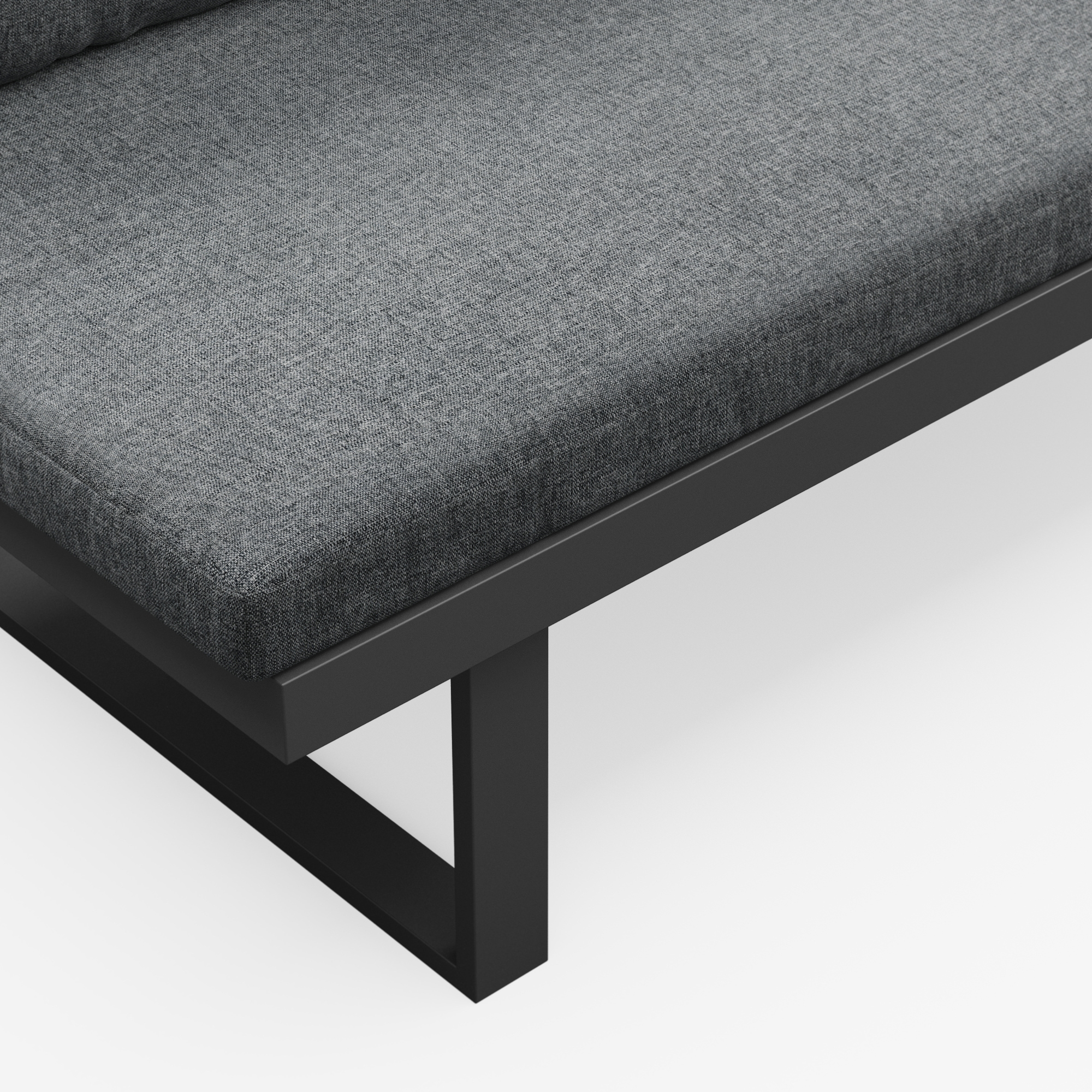 Utesoffa deNoord Samira Fällbar Utesoffa med soffbord - Solsäng i aluminium