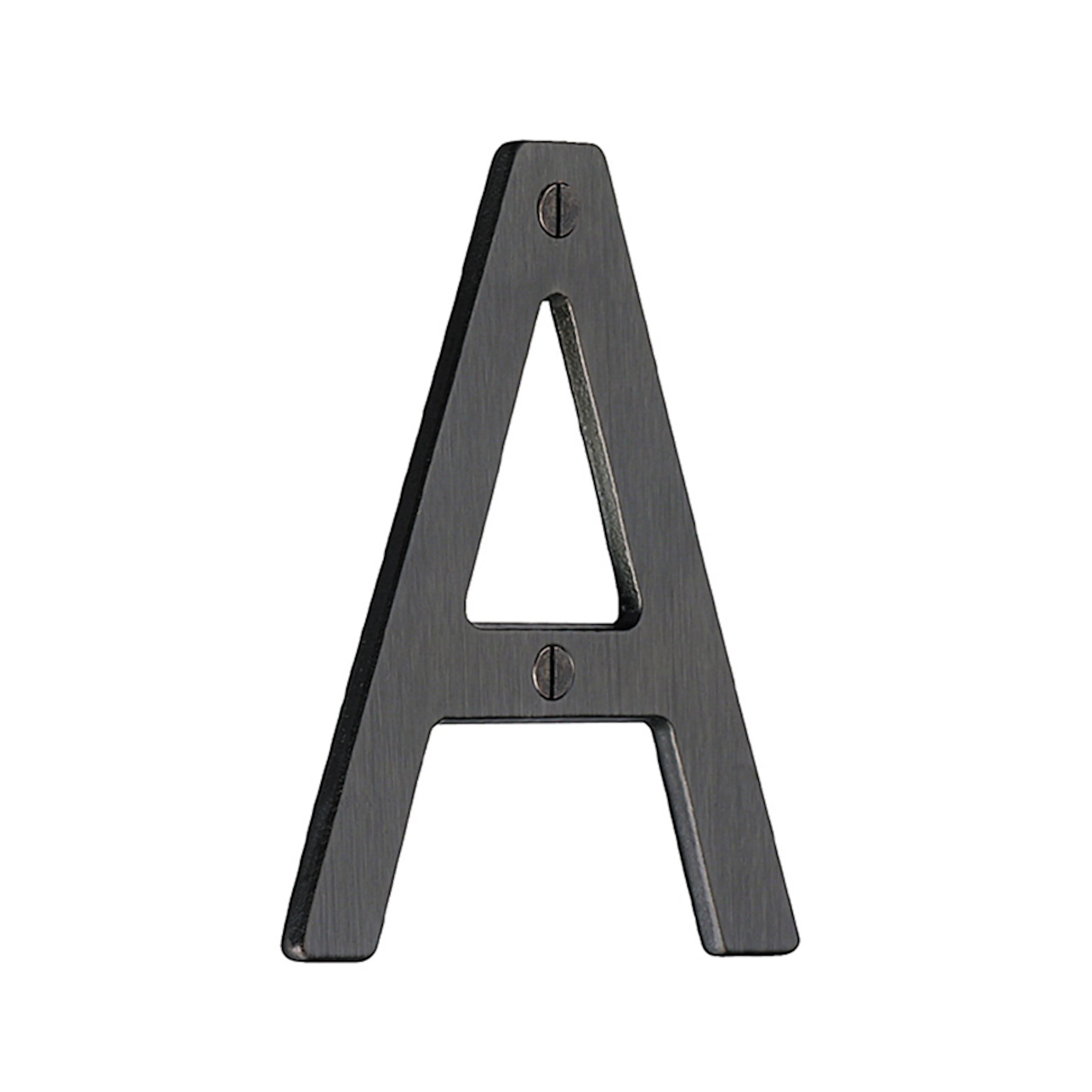 Husnummer Beslagsboden Oxiderad Mässing