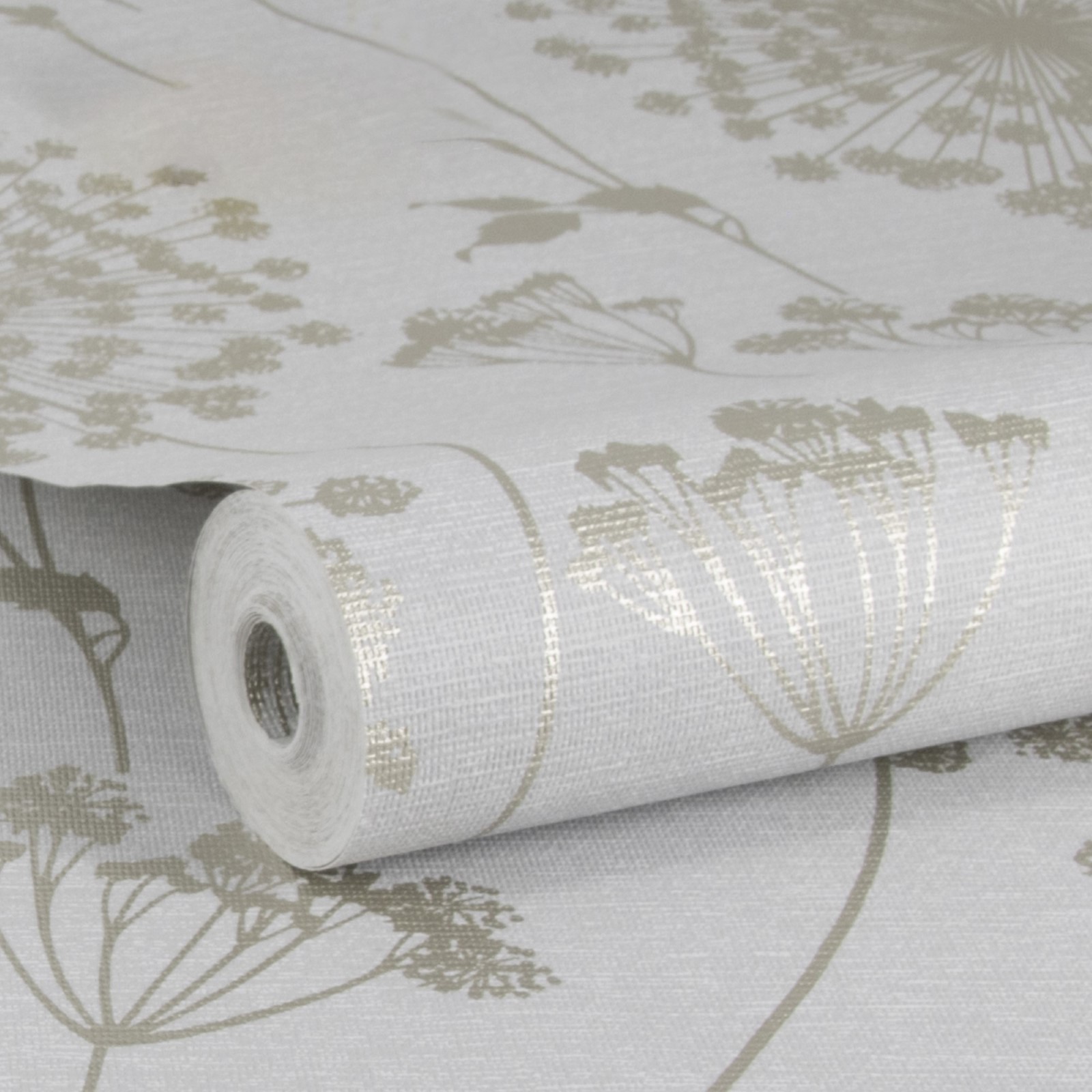 Tapet WOW Field Beige Blommor