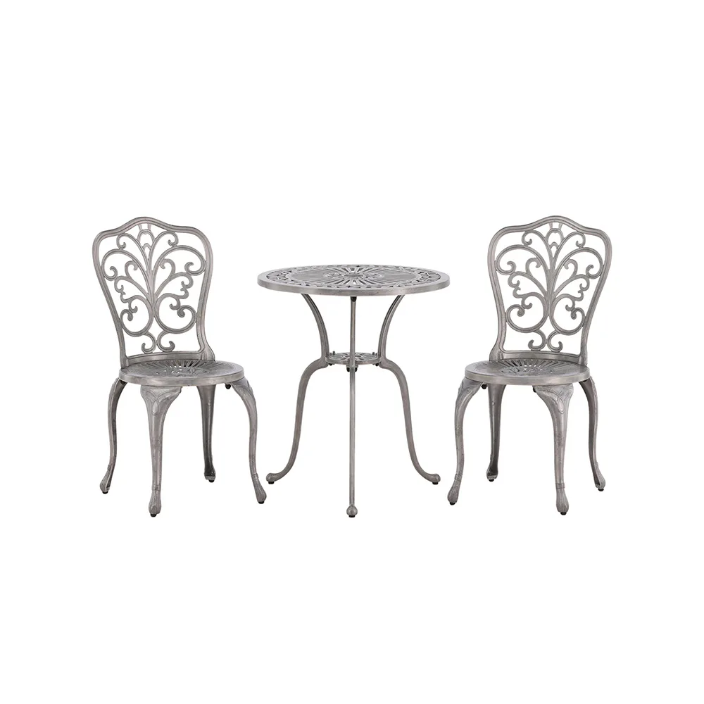 Cafégrupp Venture Home Nandin ø60 cm med 2 Stolar