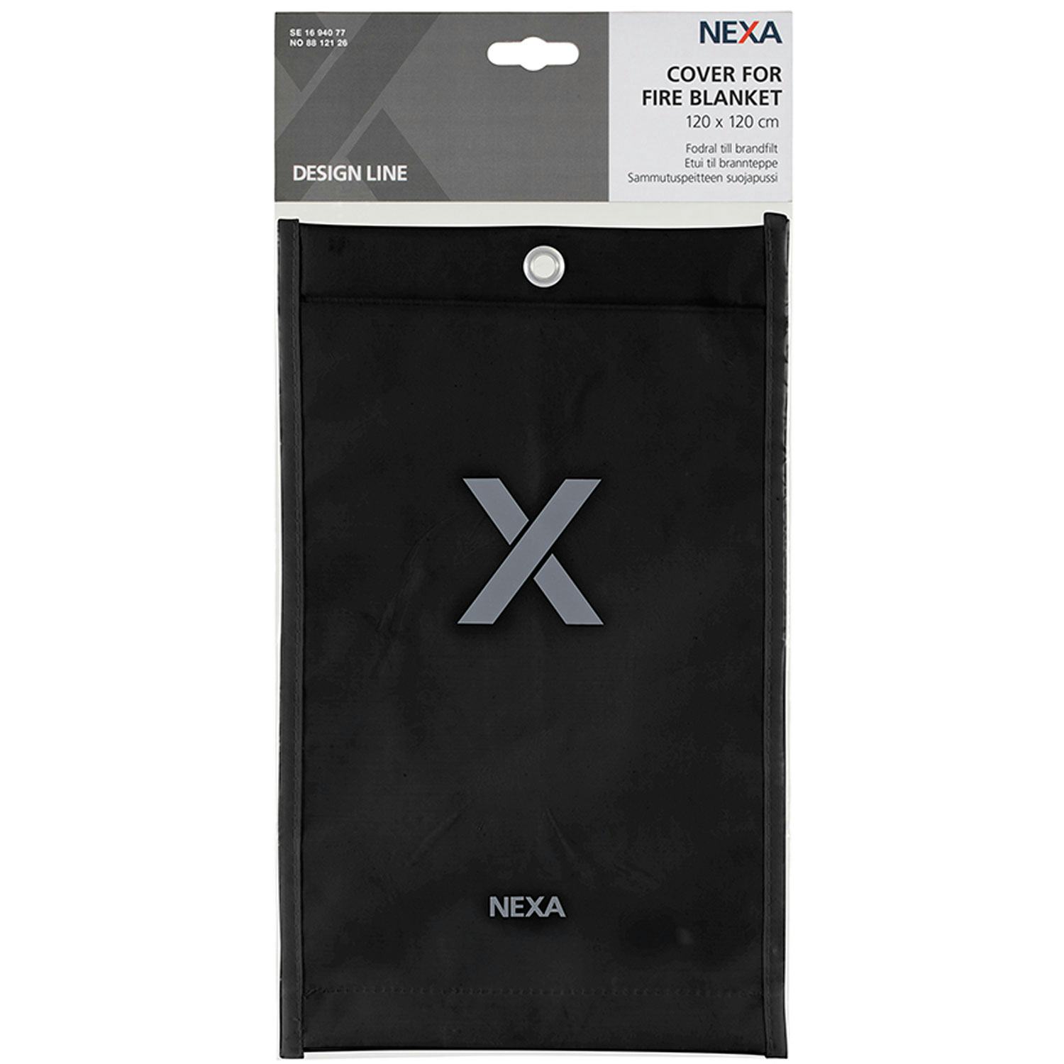 Fodral Nexa Brandfilt BAG-120 VMD 120x120 cm Svart