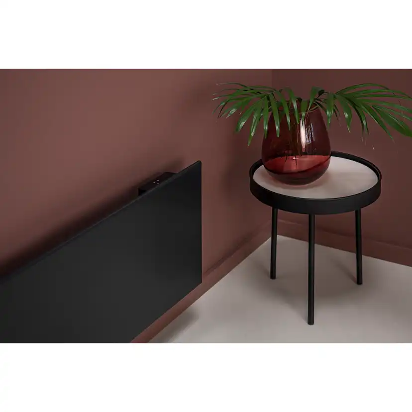 Elelement Adax Neo H KWT Wifi Svart Höjd 210mm Djup 87mm 230V Stickkontakt Effekt: 1000W