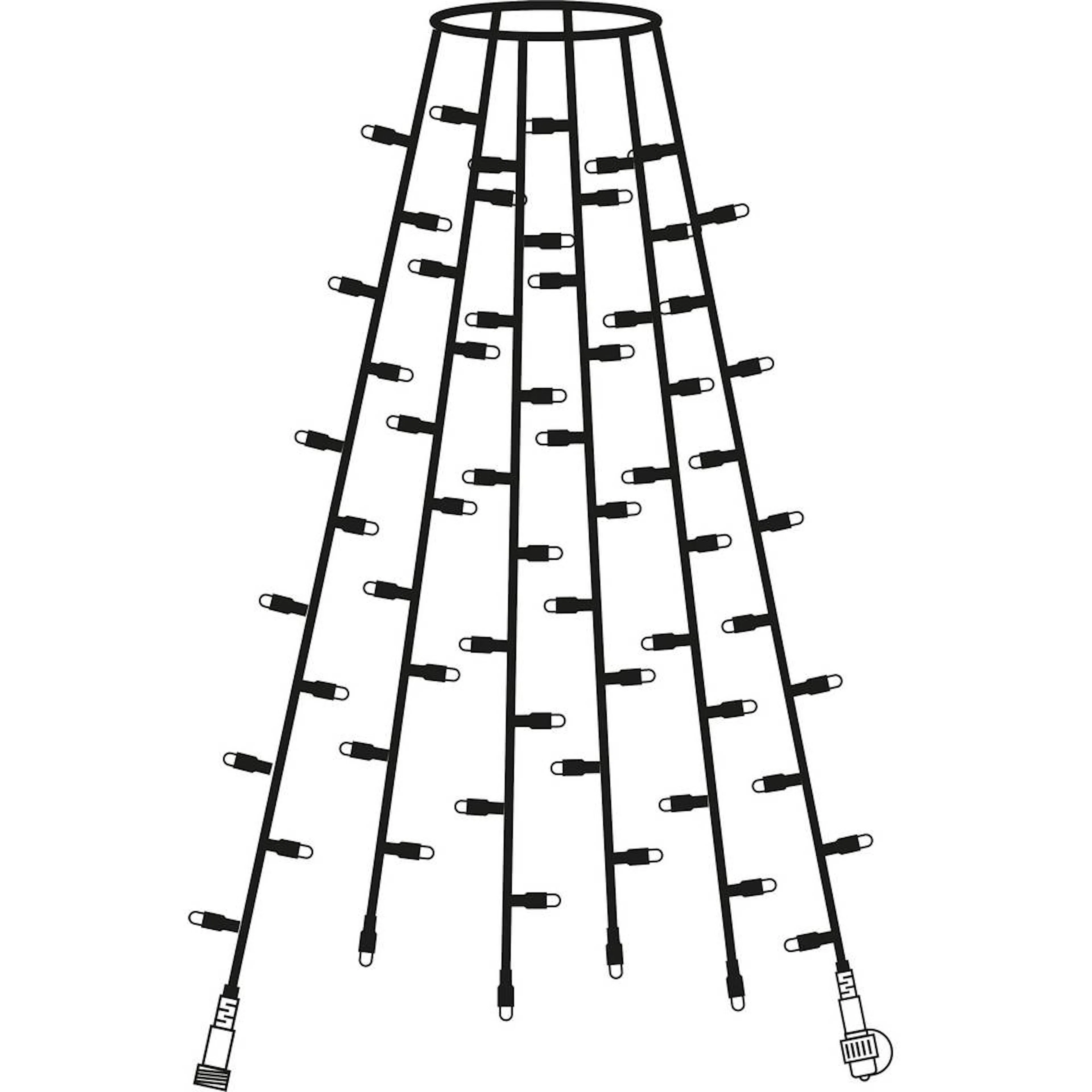 Ljusslinga Star Trading Extra System 24 Tree light Extra
