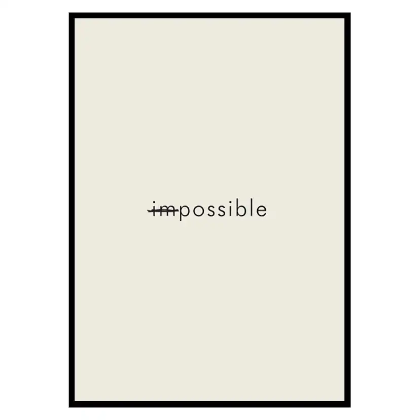 Poster Gallerix Possible No2