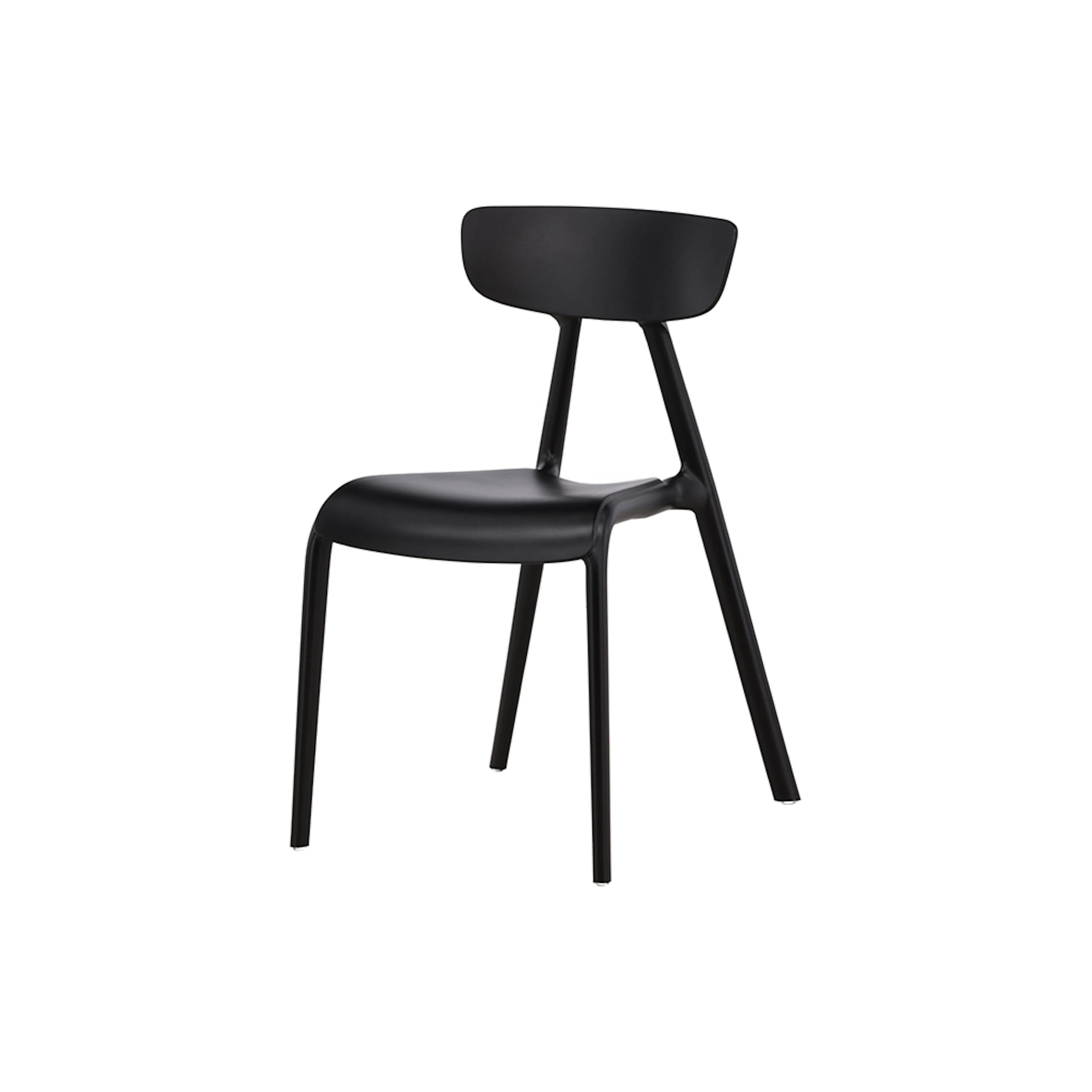 Ursholmen Dining Chair - Black Polypropylenec Svart