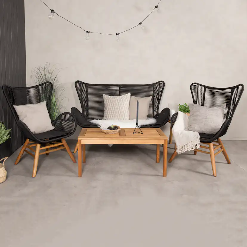 Soffgrupp Venture Home Tittolino med Philippa Soffbord Utomhus