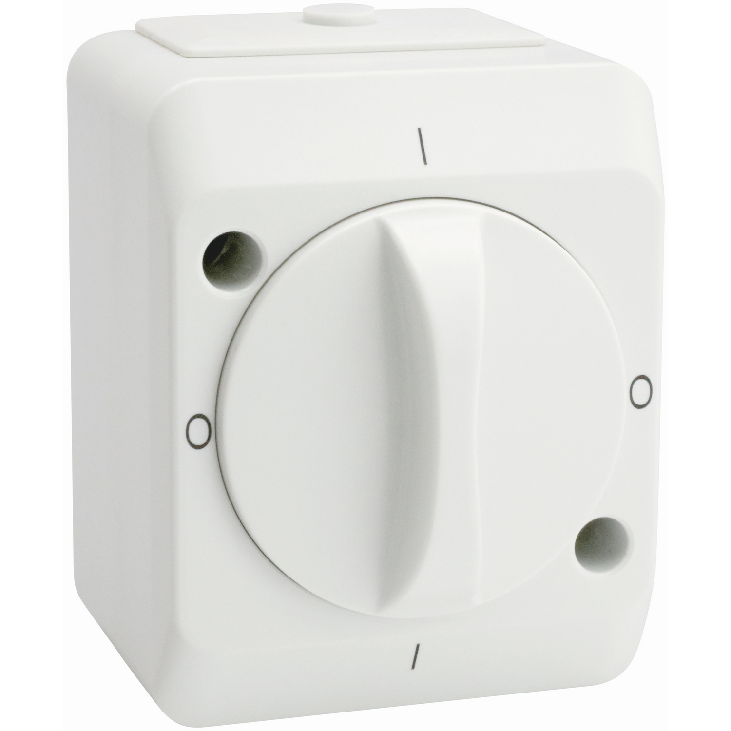 Strömbrytare Malmbergs Nordic Vridbr 2-Pol Vit 10Ax