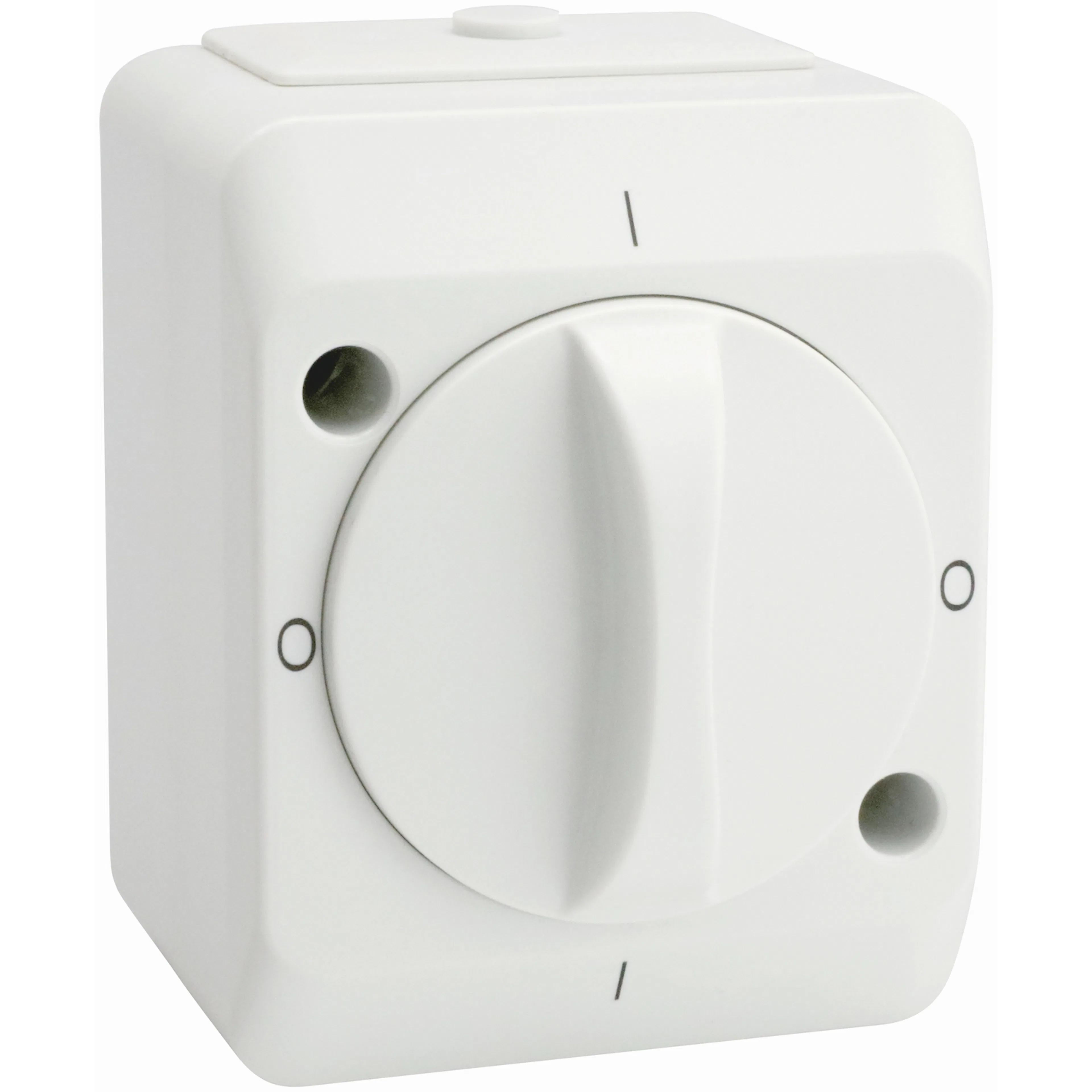 Strömbrytare Malmbergs Nordic Vridbr 2-Pol Vit 10Ax