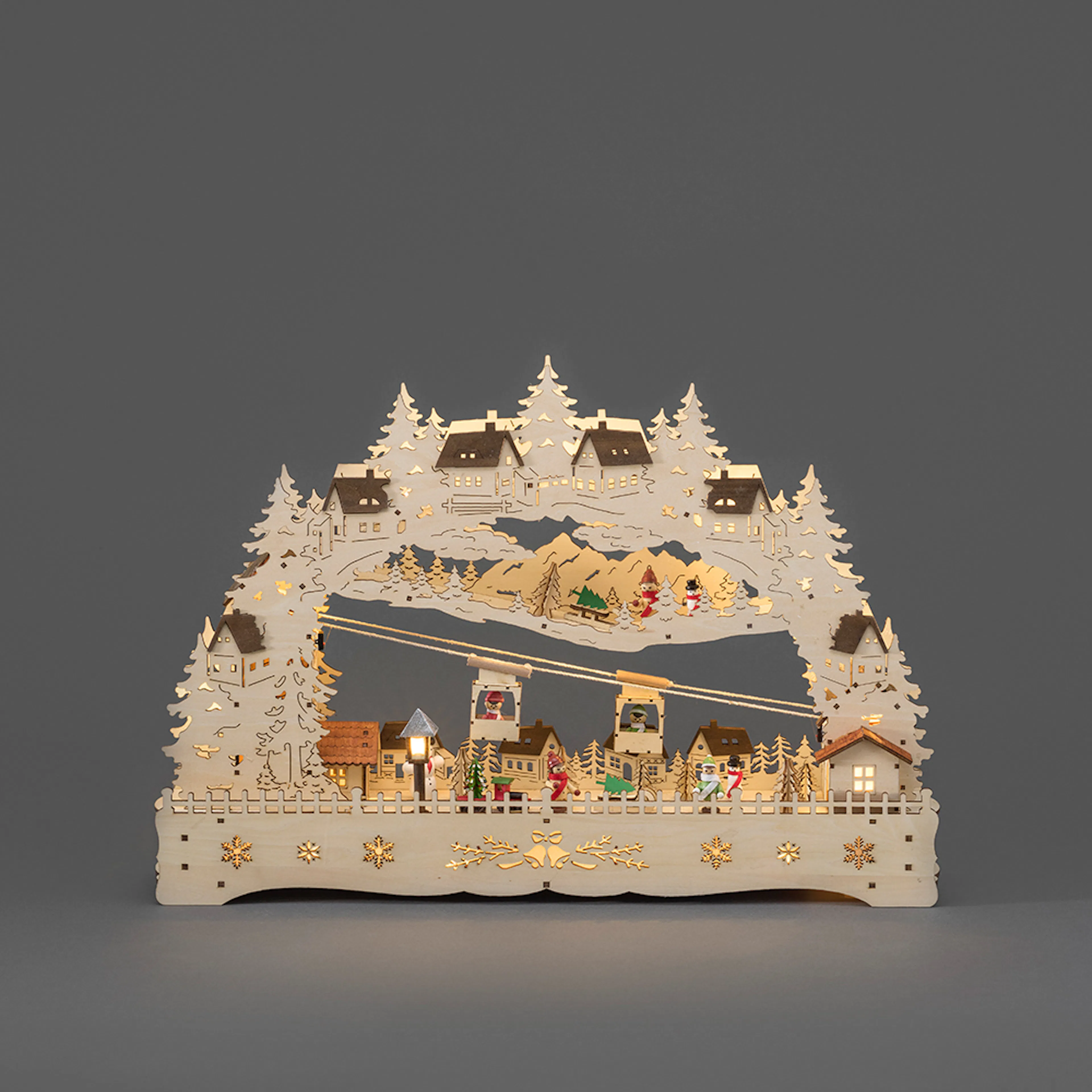 Dekorationsbelysning Gnosjö Konstsmide Skidort