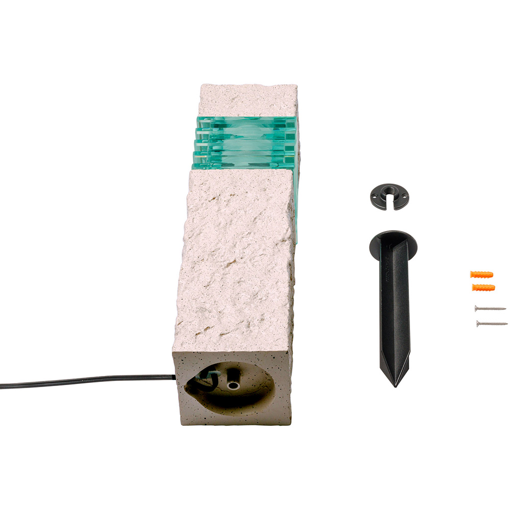 Pollare Gardenlights Nepos Stenstolpe LED Utebelysning