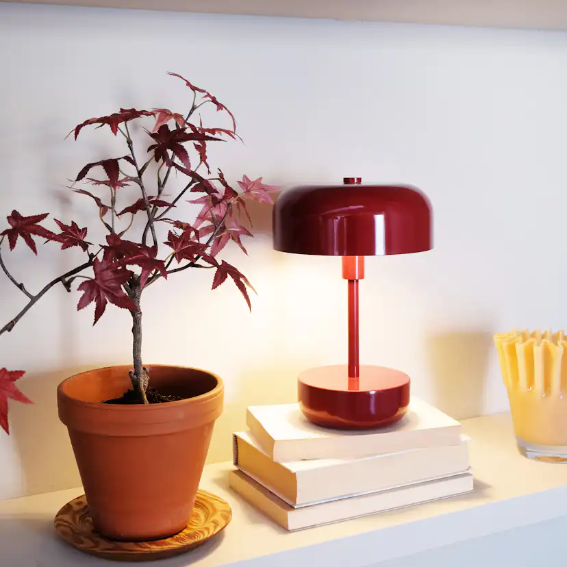 Portabel Bordslampa Dyberg Larsen Haipot LED Uppladdningsbar