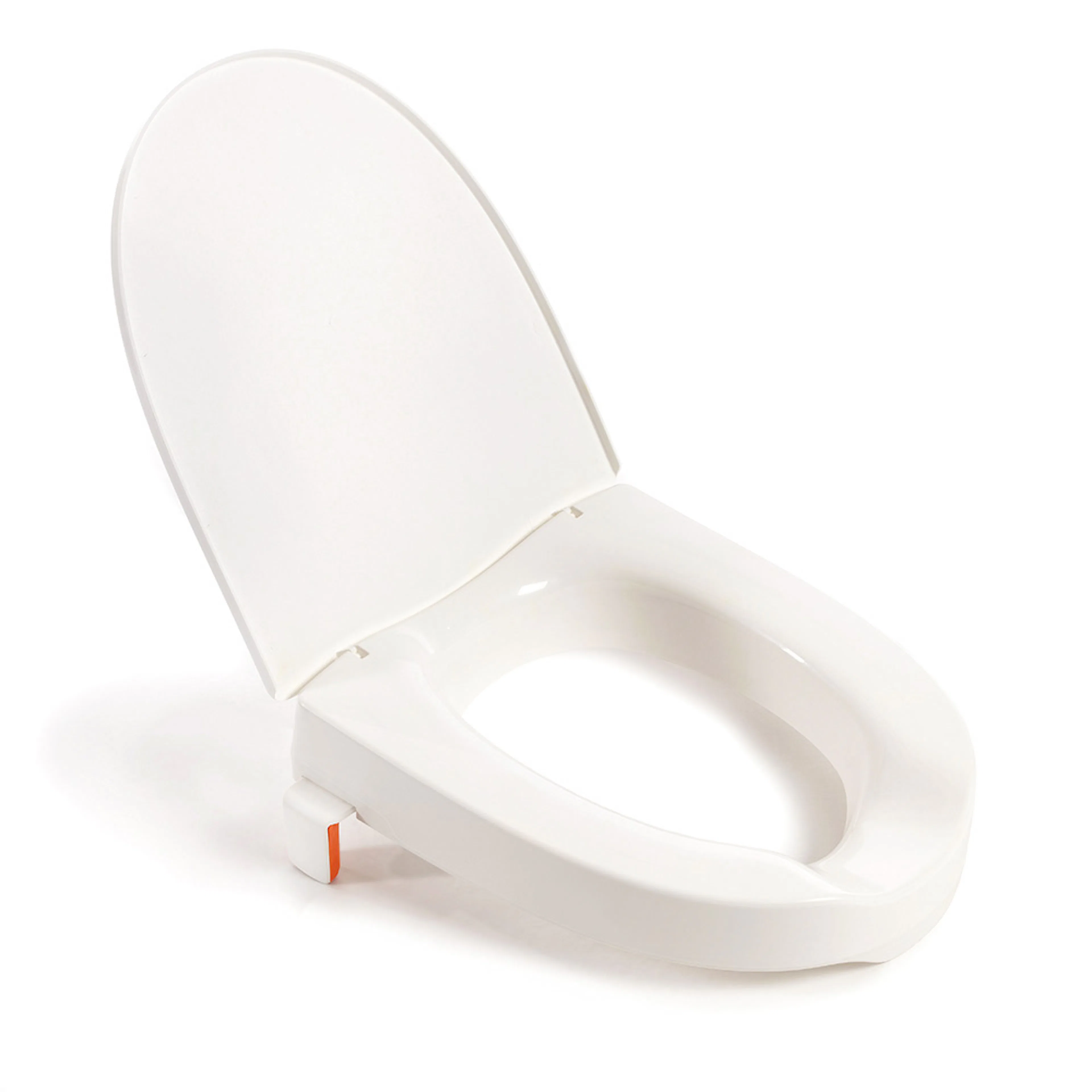 Toalettförhöjare My-Loo 6cm med kantstopp och lock Höjd: 6 cm