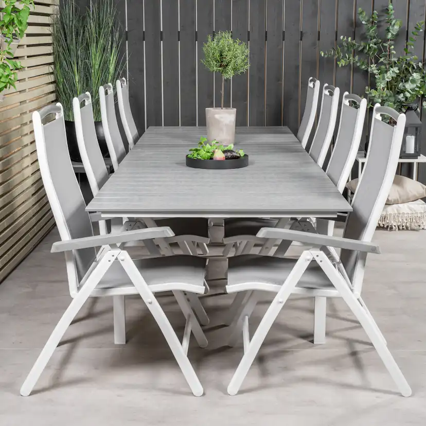 Matgrupp Venture Home Lova 224/324 med 8 Albany Stolar