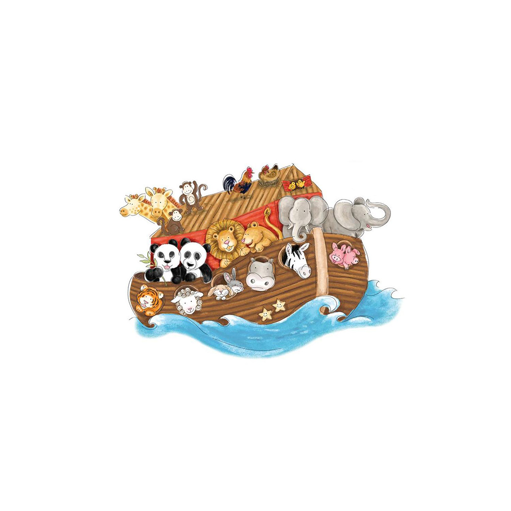 Väggdekor RoomMates Noah's Ark