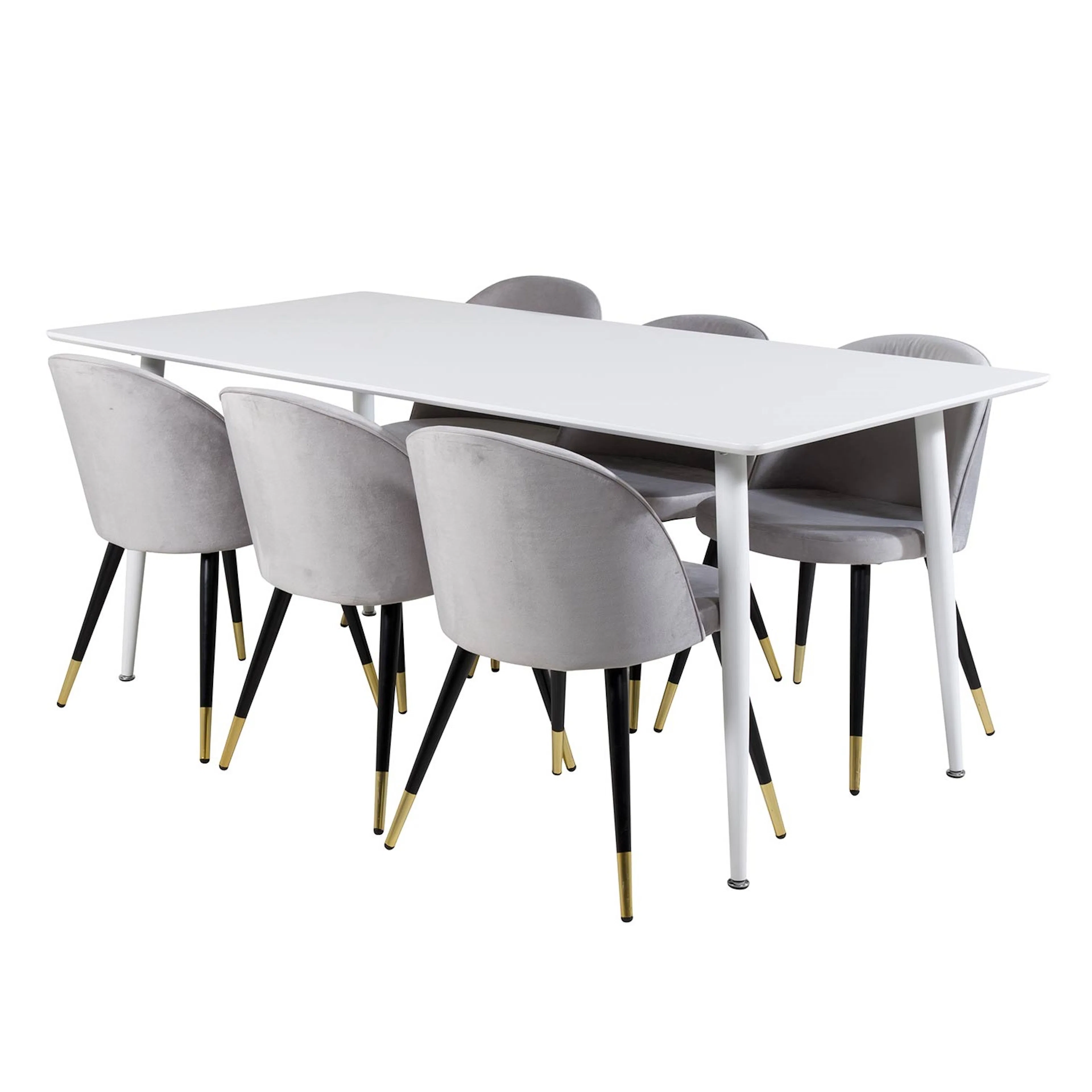 Vit/Grå/Svart/Mässing