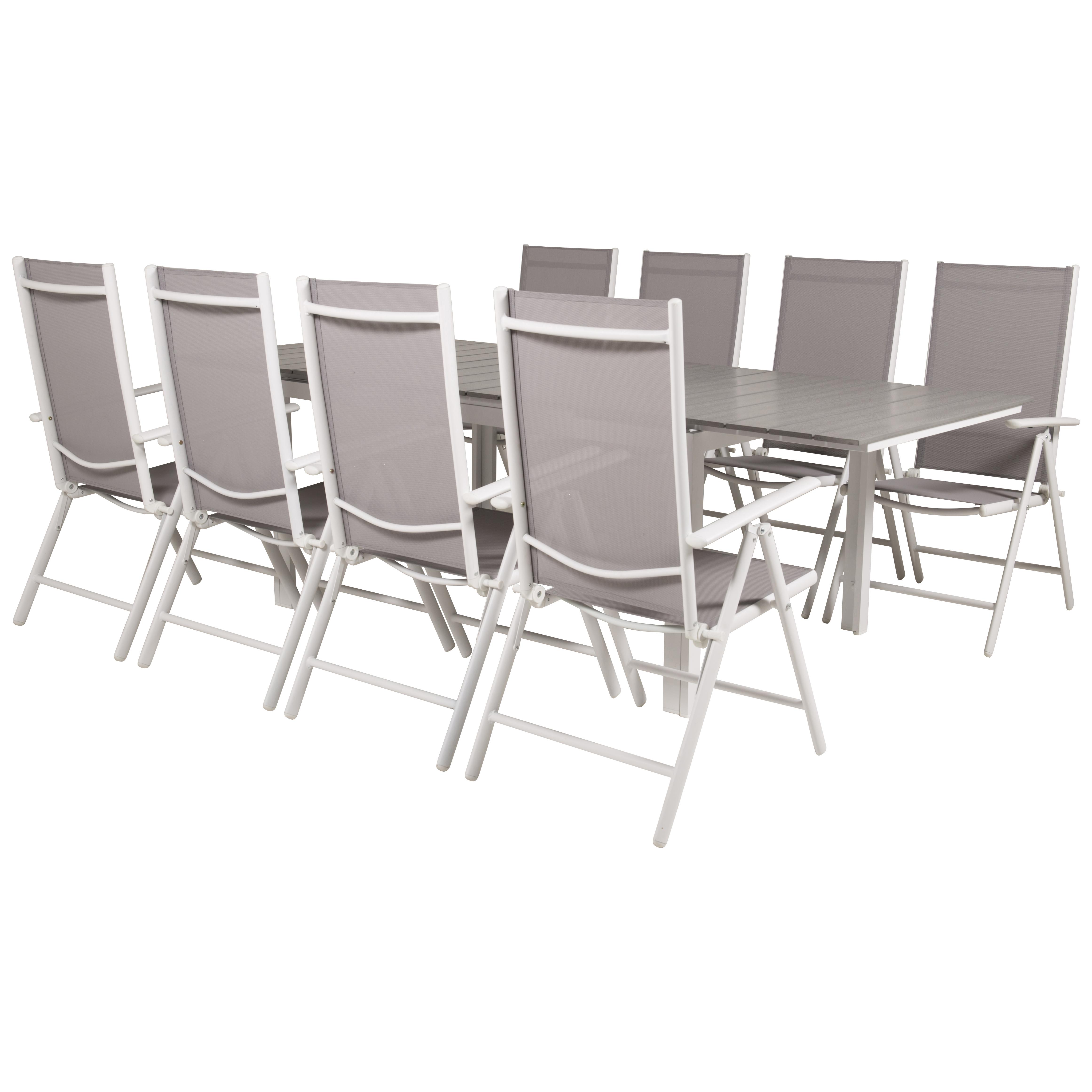Matgrupp Venture Home Lova 160/240 med 8 Bront Stolar