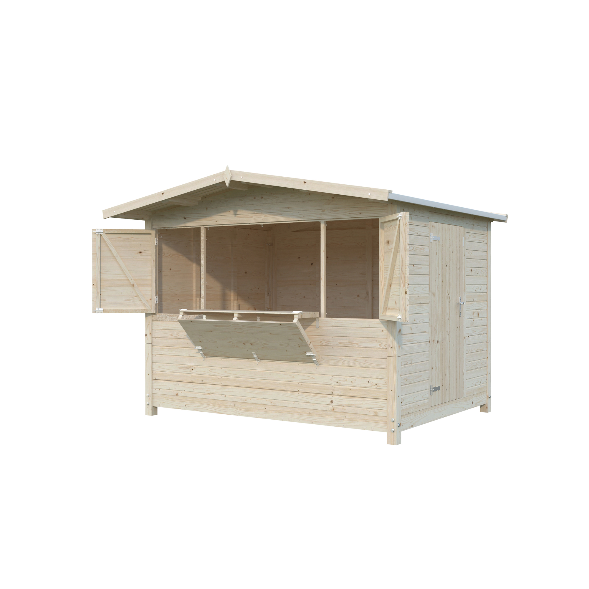 Marian 6,2 m2 - Folding kiosk NO Obehandlad