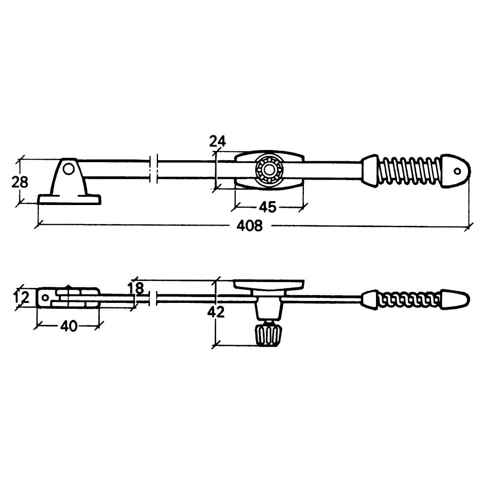 Dörrhållare ASSA ABLOY Fix 520