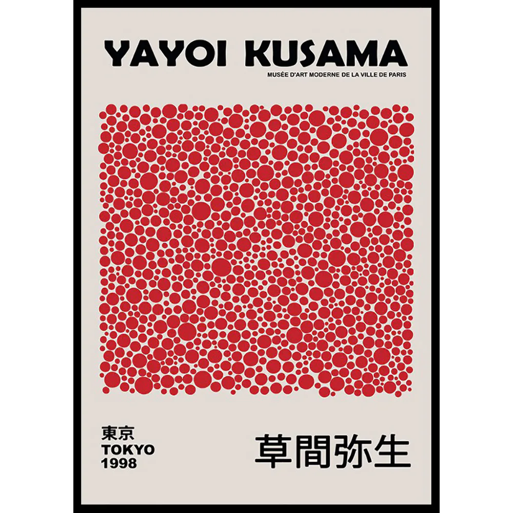 Poster Gallerix Red Dots Yayoi Kusama