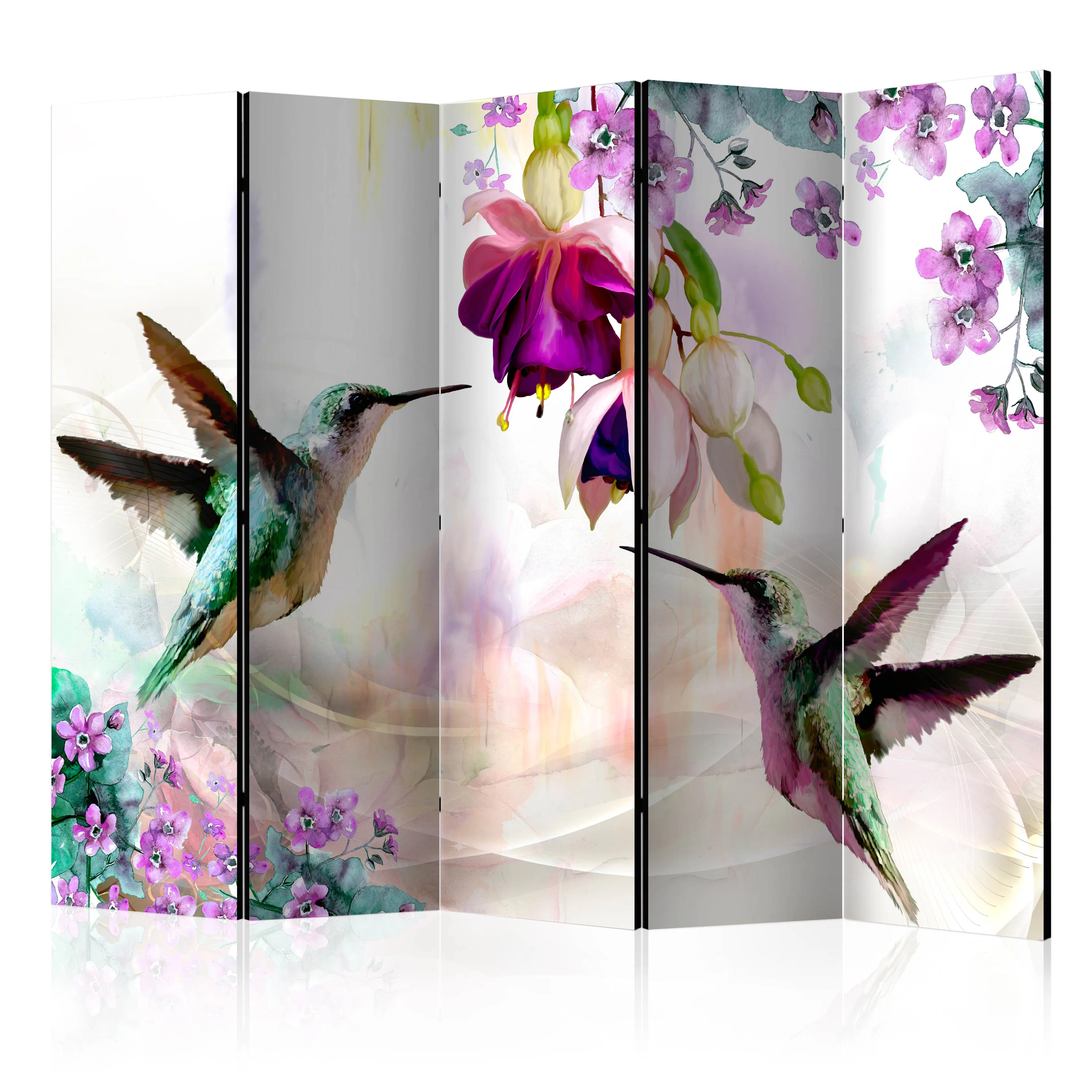Rumsavdelare Arkiio Hummingbirds and Flowers II 225x172 cm