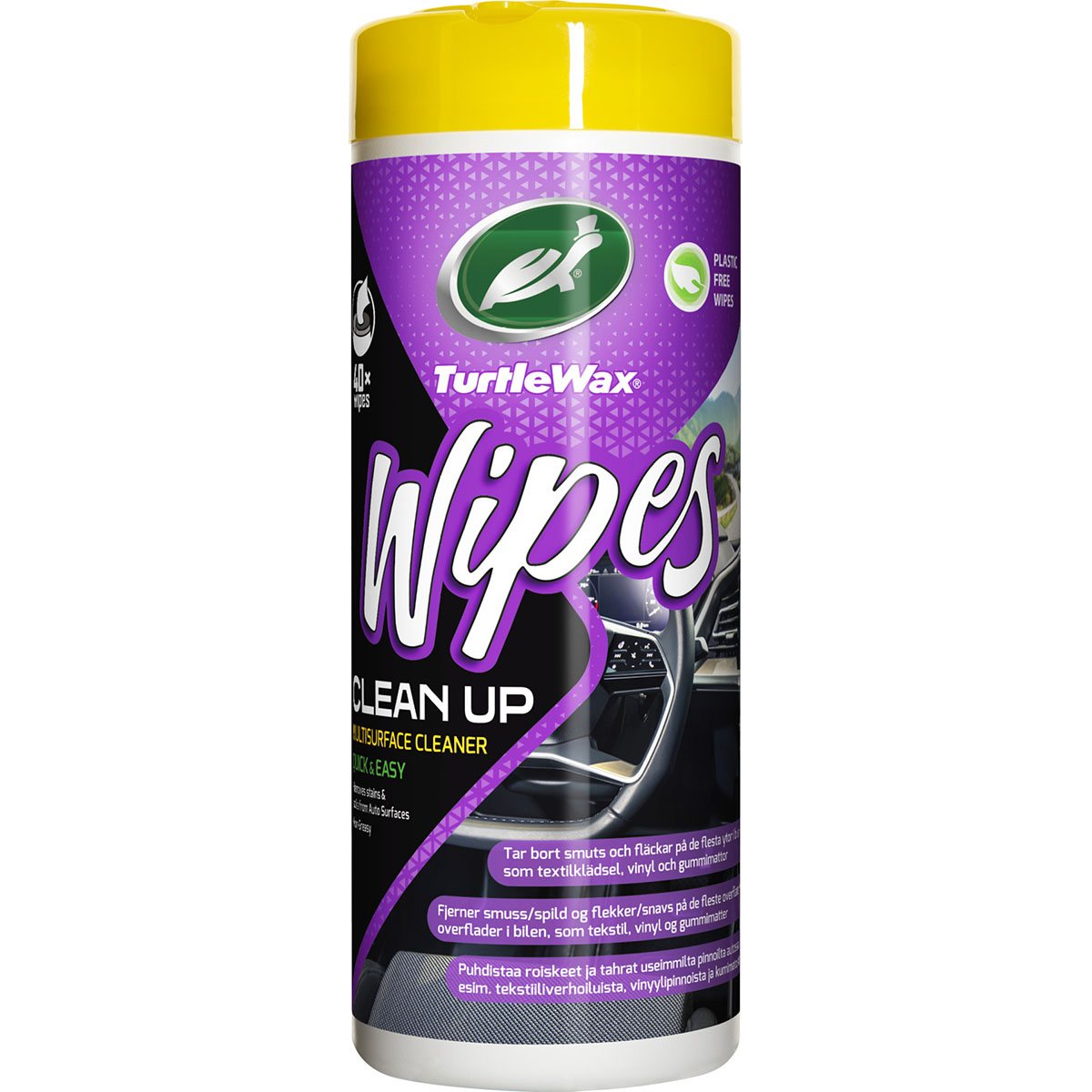 Wipes Turtle Wax Clean-Up 40 st