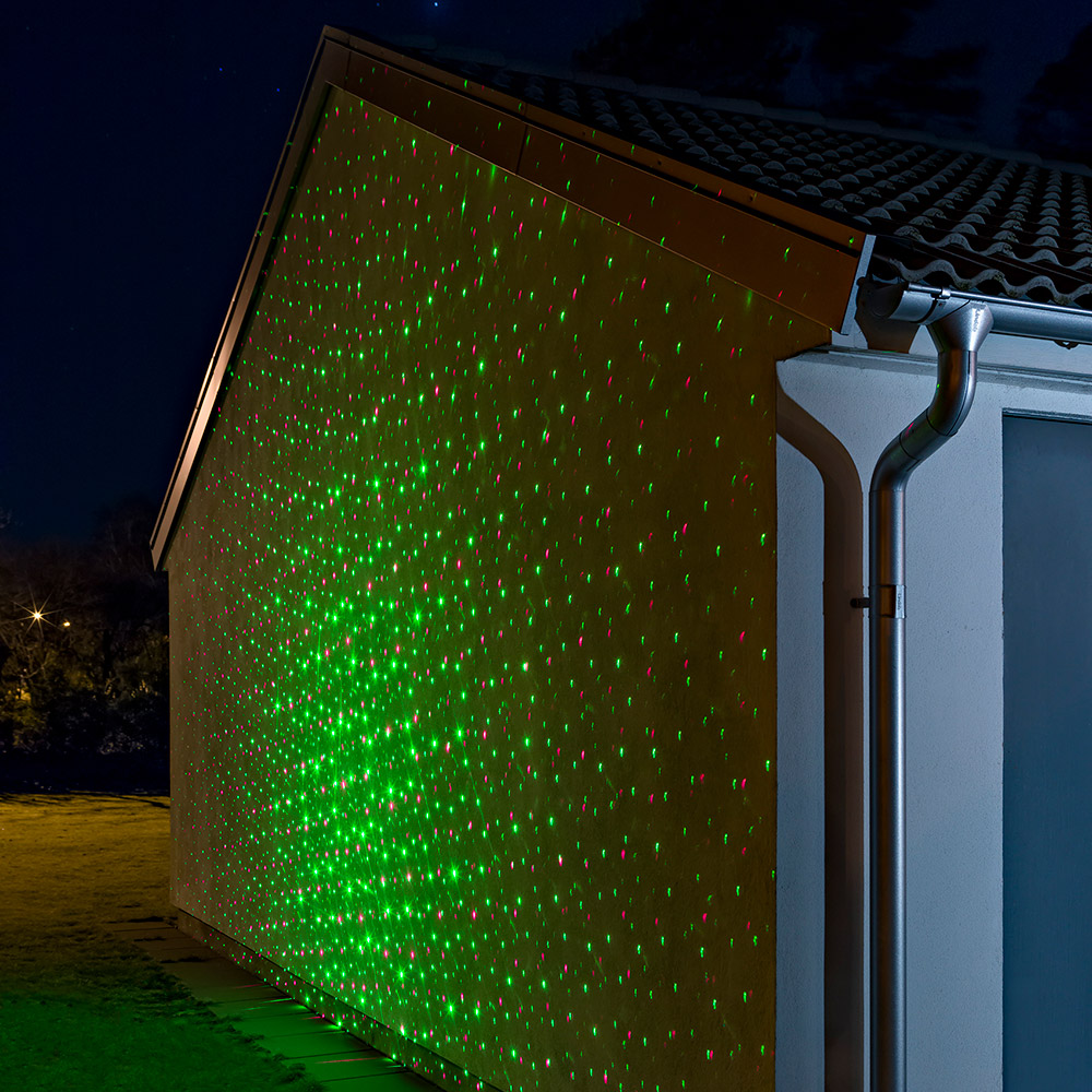 Laserlampa Gnosjö Konstsmide Röd/Grön