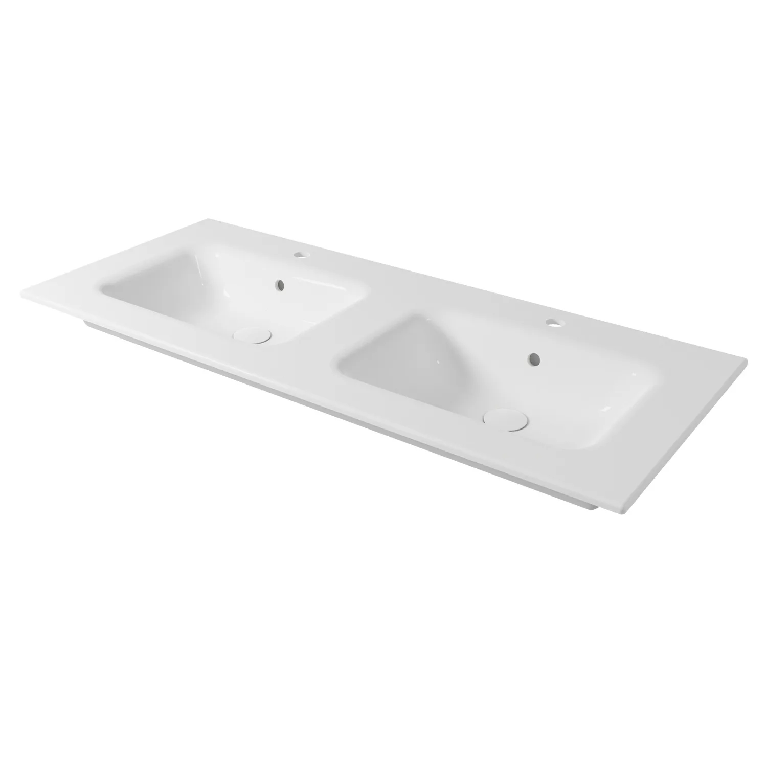 Handfat Edge 120 Blank Vit Bredd: 1210 mm, Vit