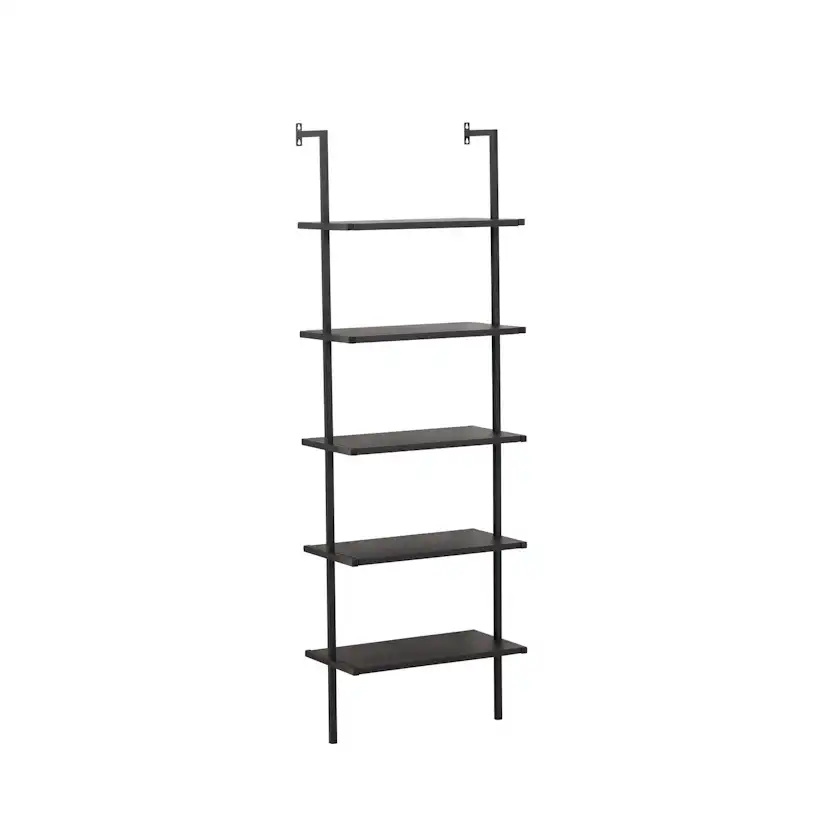 Vägghängd Hylla Venture Home Caracas i Svart Stål 183 cm