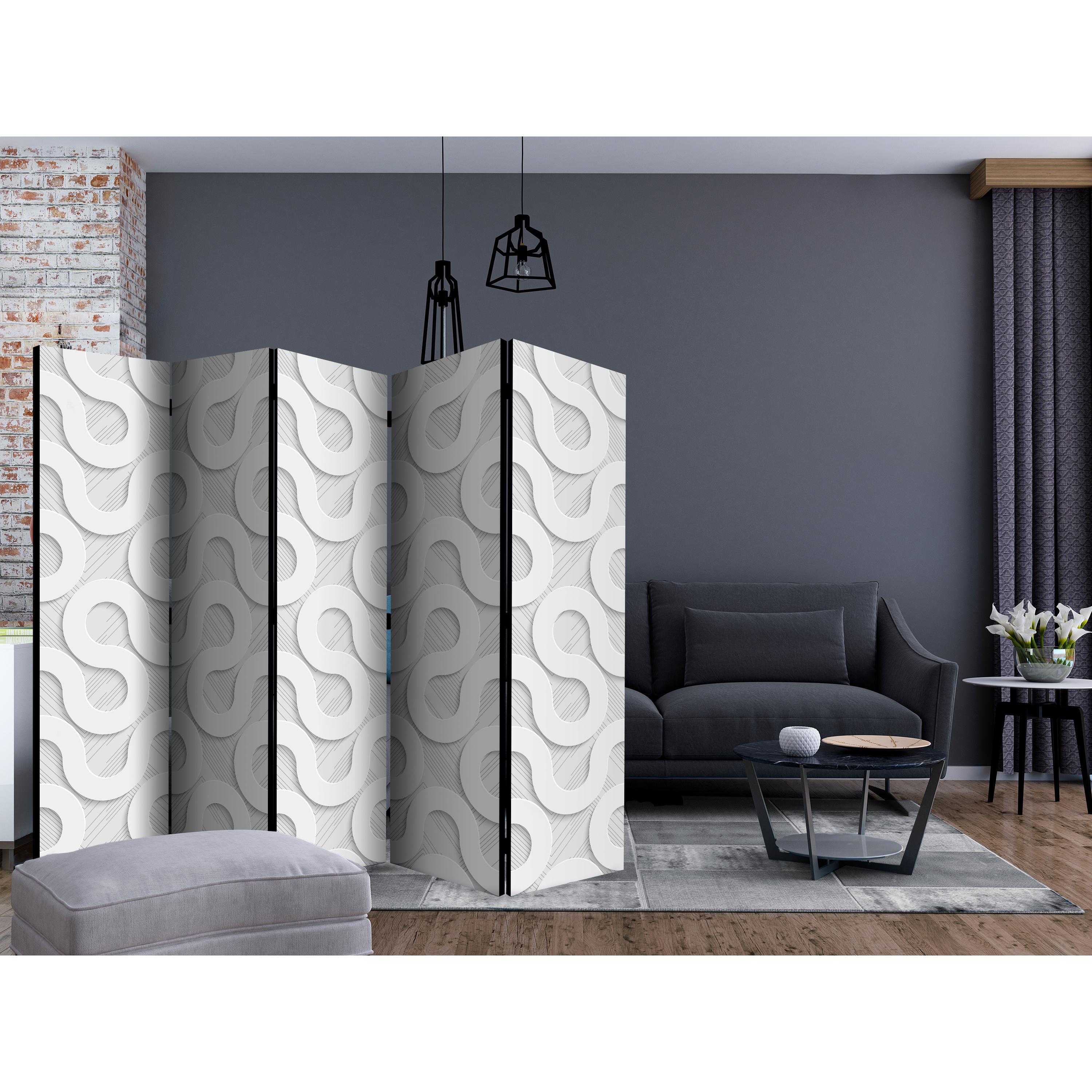 Rumsavdelare Arkiio Grey Spirals II 225x172 cm