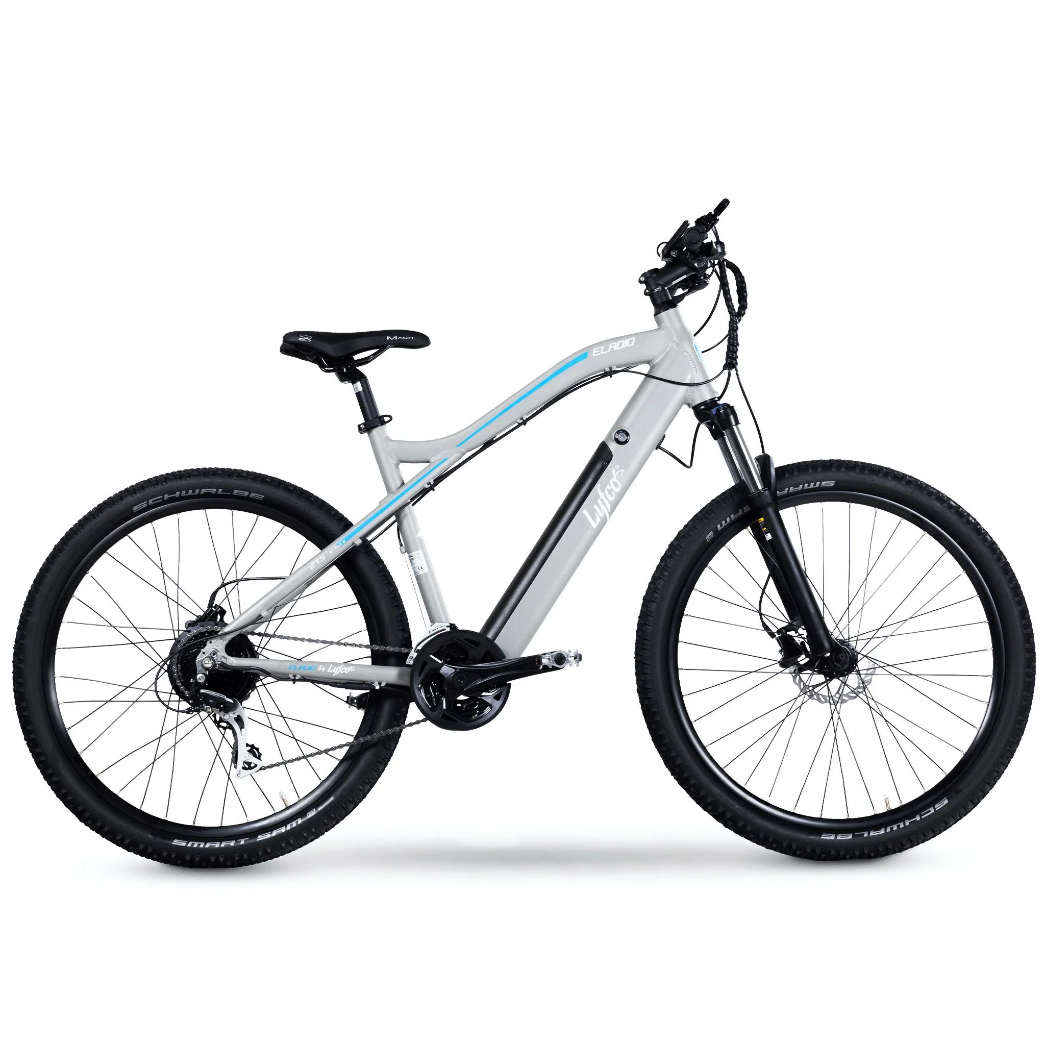 Elcykel Lyfco MTB 27.5" - Eladio 14 Ah Silver